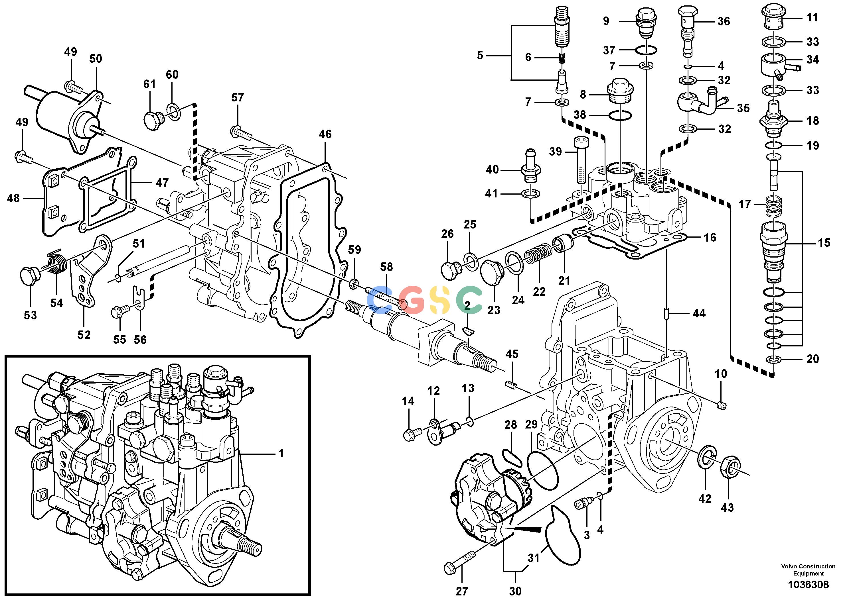 沃尔沃零件查询MC60B Fuel injection pump with fitting partsS/N 71000 - NoneNoneNoneAutodata Volvo online