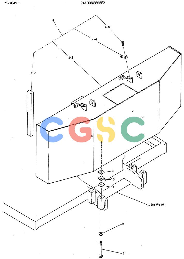 神钢零件查询(MD180LC) - EXCAVATOR ASN YG0647 (1/80-12/06) (01-002) - COUNTER-WEIGHT ASSY Kobelco