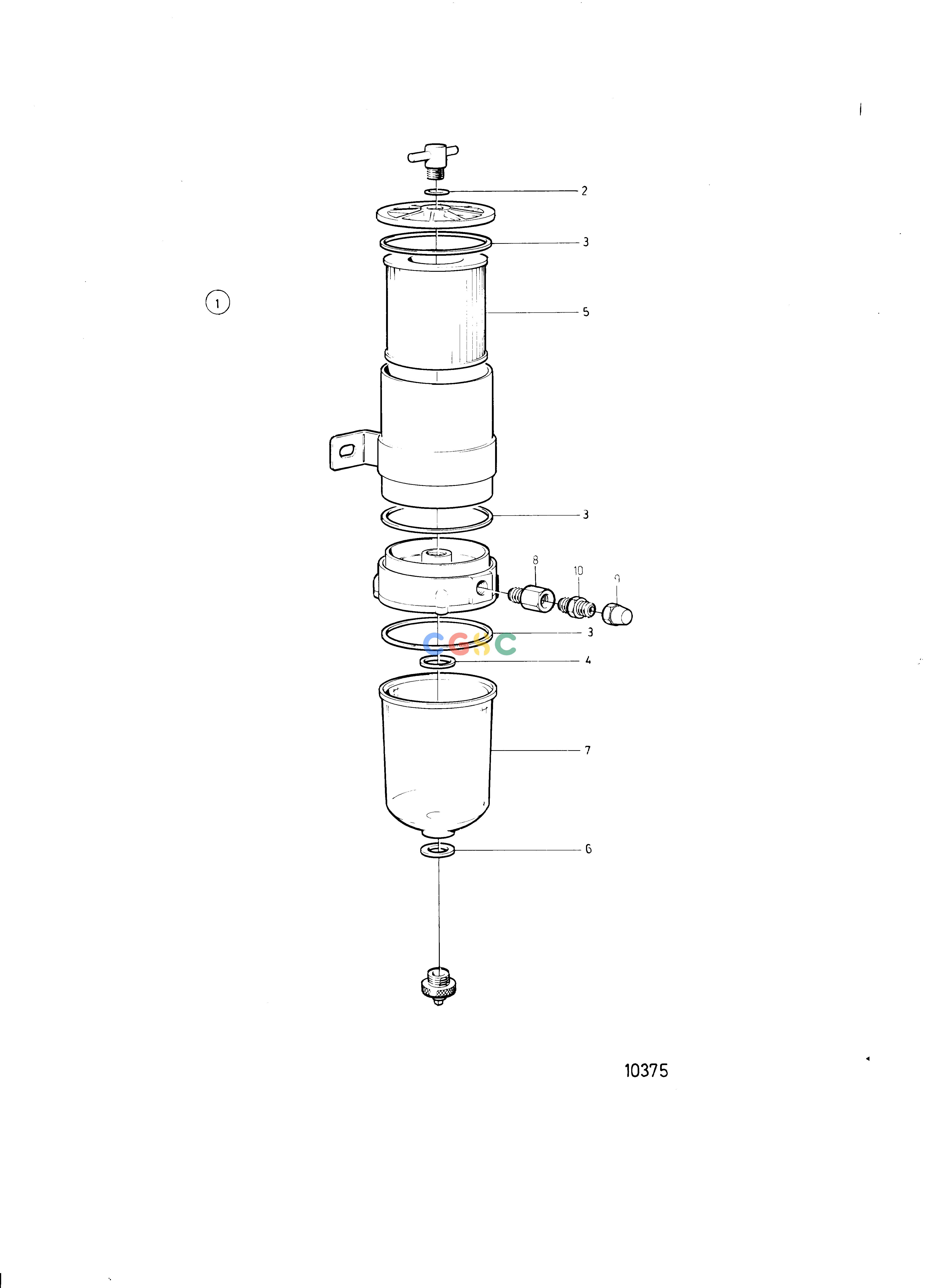 沃尔沃零件查询TAMD72P-A; TAMD72WJ-AFuel SystemFuel Cleaner/ Water Separator, Single. Classifiable Fuel SystemEPC Volvo Penta Parts catalog