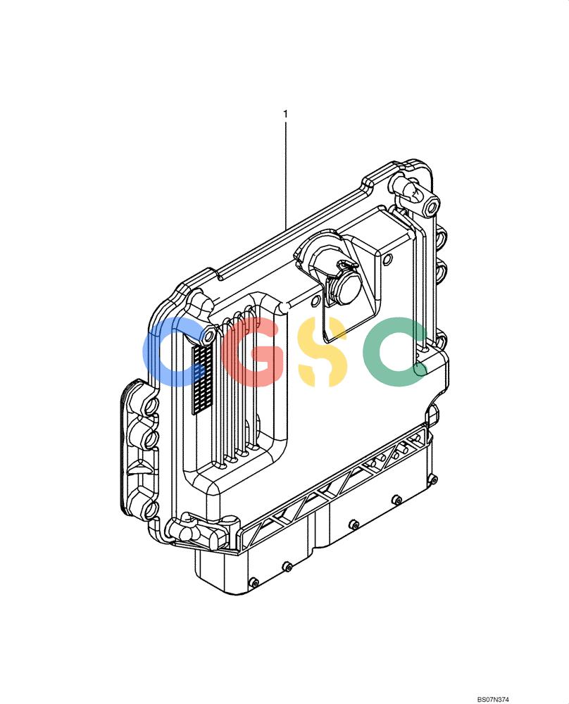 纽荷兰零件查询(E135B) - CRAWLER EXCAVATOR TIER 3 - ASN YH05-07001 (N8TA13006) (1/08-) (09-34[00]) - ENGINE CONTROL (VA32G8701020) New Holland Constructuion