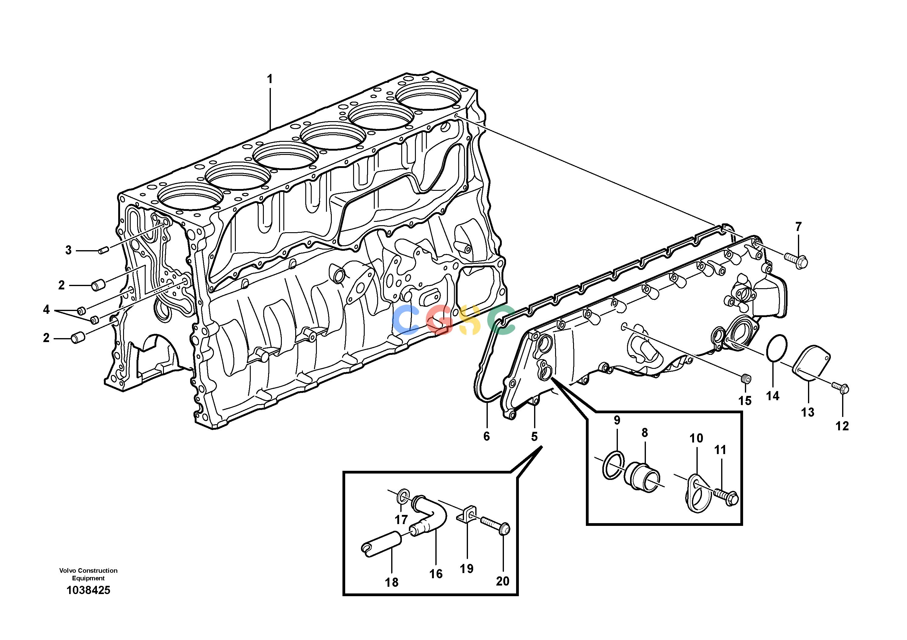 沃尔沃零件查询A30E Cylinder blockS/N 12001 - 13131 SWE S/N 72001 - 72639 BRA NoneNoneNoneAutodata Volvo online