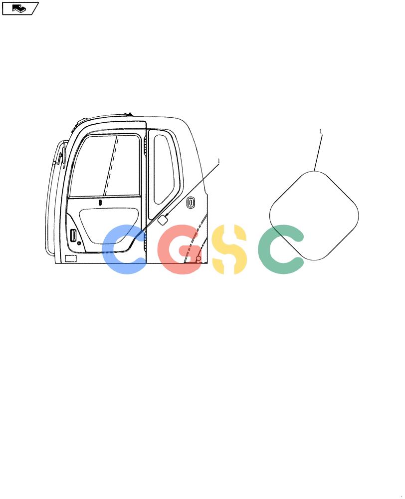 纽荷兰零件查询(E235BSR) - CRAWLER EXCAVATOR (5/07-) (4.520[09]) - DECALS New Holland Constructuion