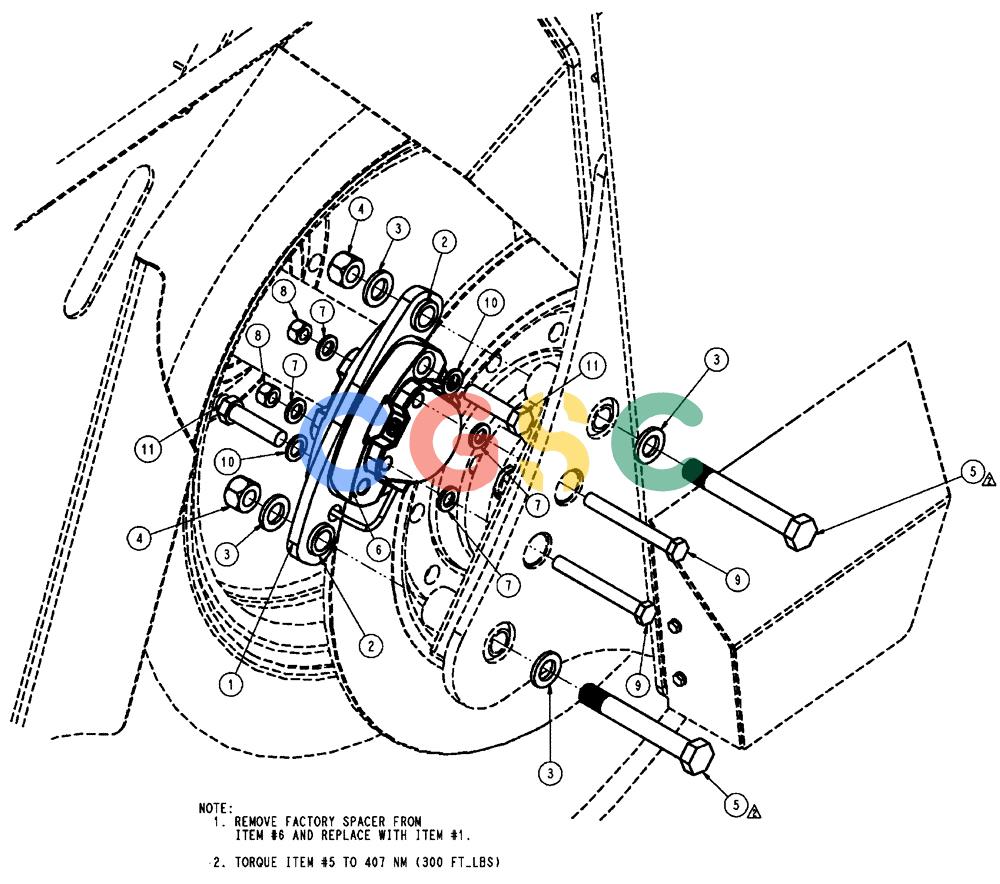 凯斯零件查询(FLX3510) - FLOATER (8/04-8/06) (07-008) - BRAKE CALIPER ASSEMBLY Case Agriculture