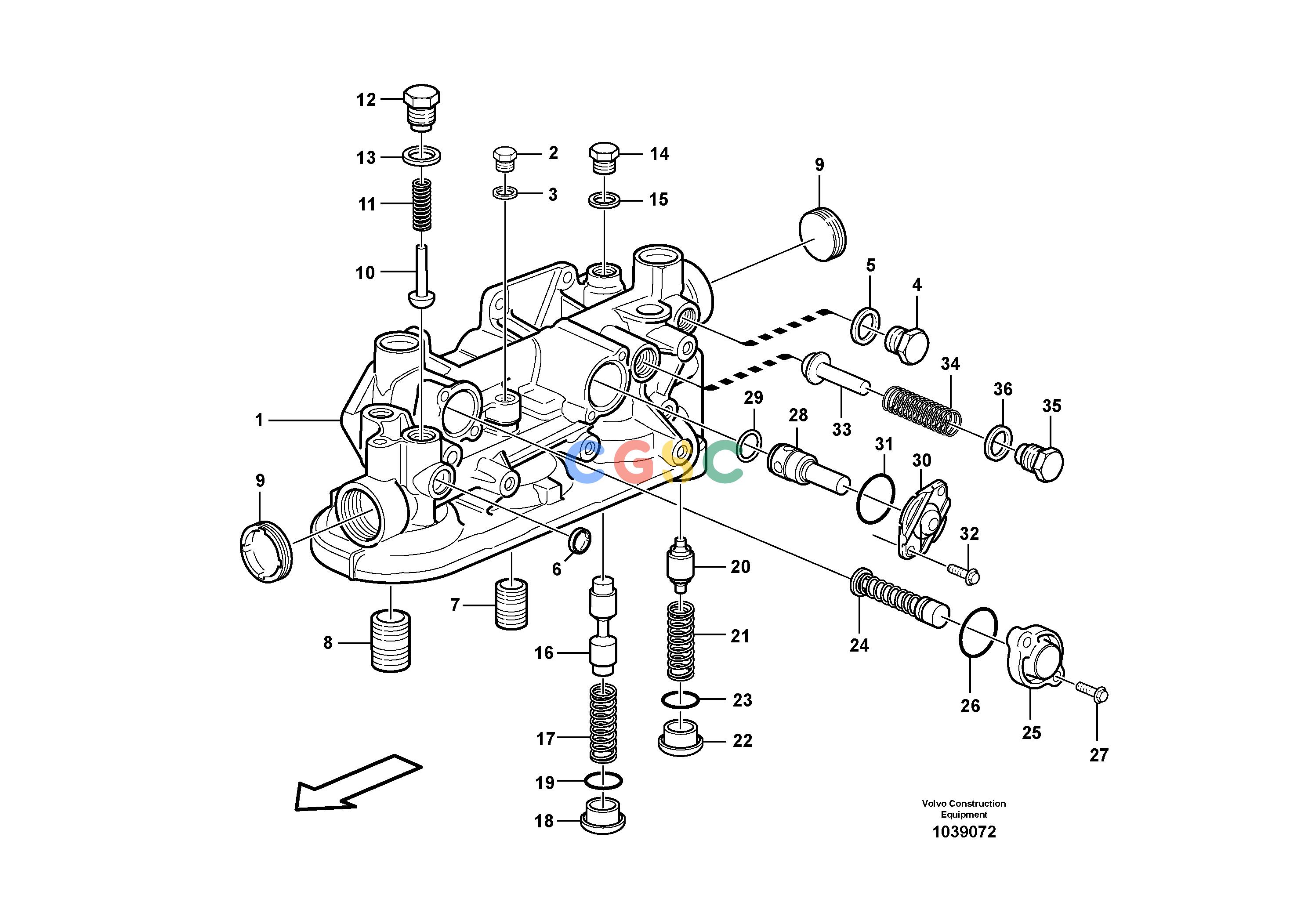 沃尔沃零件查询FBR2800C Oil filter housingS/N 110001-1100168286906-NoneNoneNoneNoneAutodata Volvo online