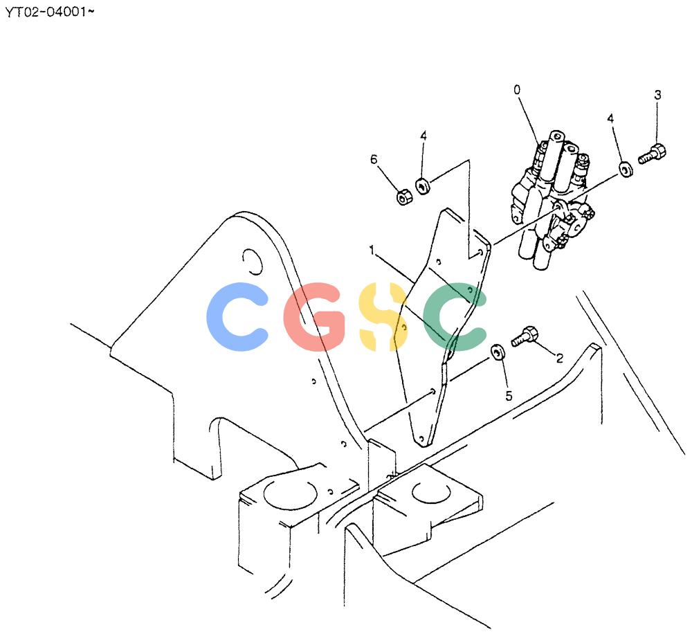 神钢零件查询(DOZER) - ATTACHMENT - SK70SR-1E EXCAVATORS ASN YT02-04001 (1/04-12/04) (01-005) - VALVE INSTAL Kobelco