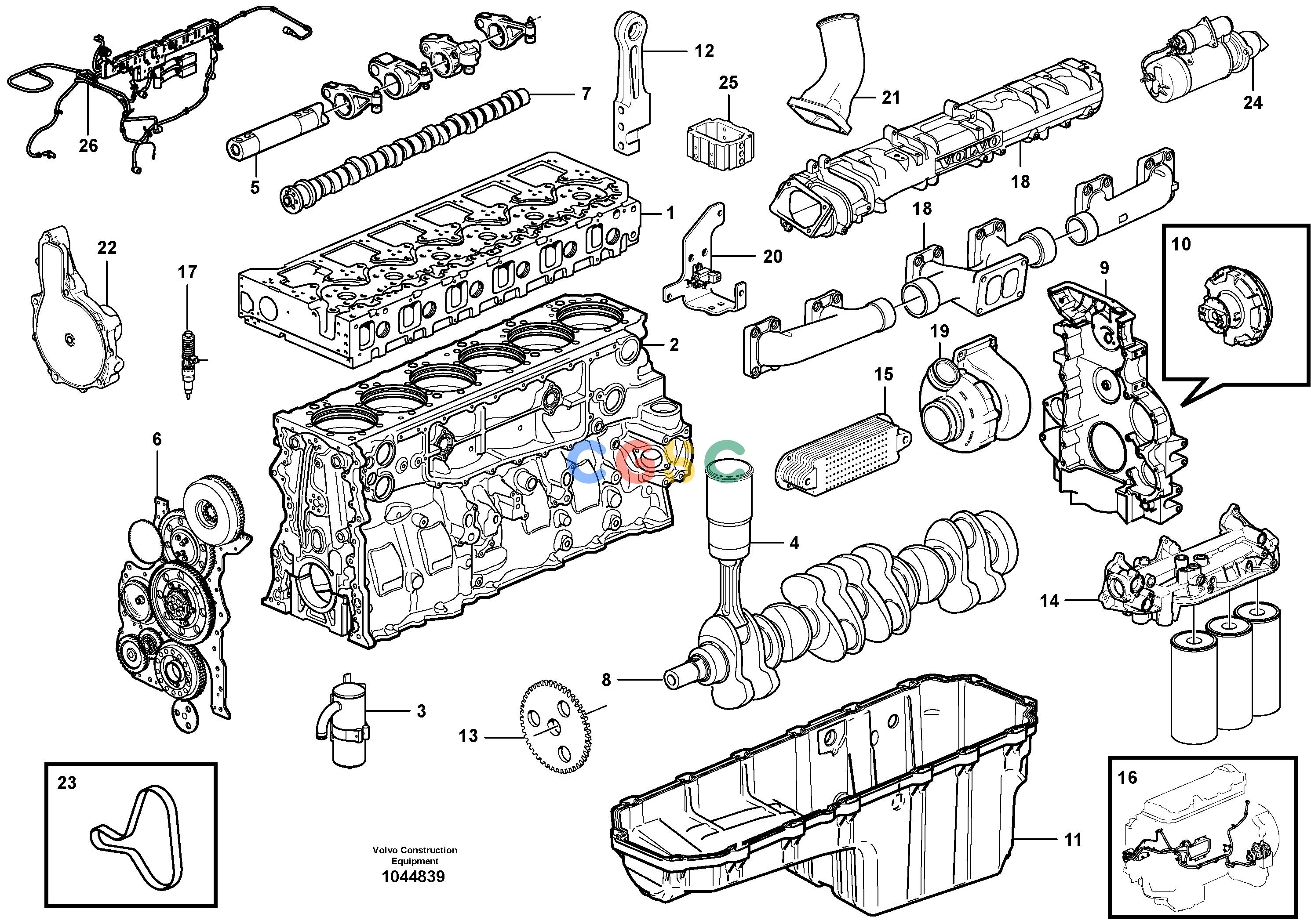 沃尔沃零件查询L350F EngineNoneS/N - 1087-S/N 1088 -NoneNoneNoneAutodata Volvo online