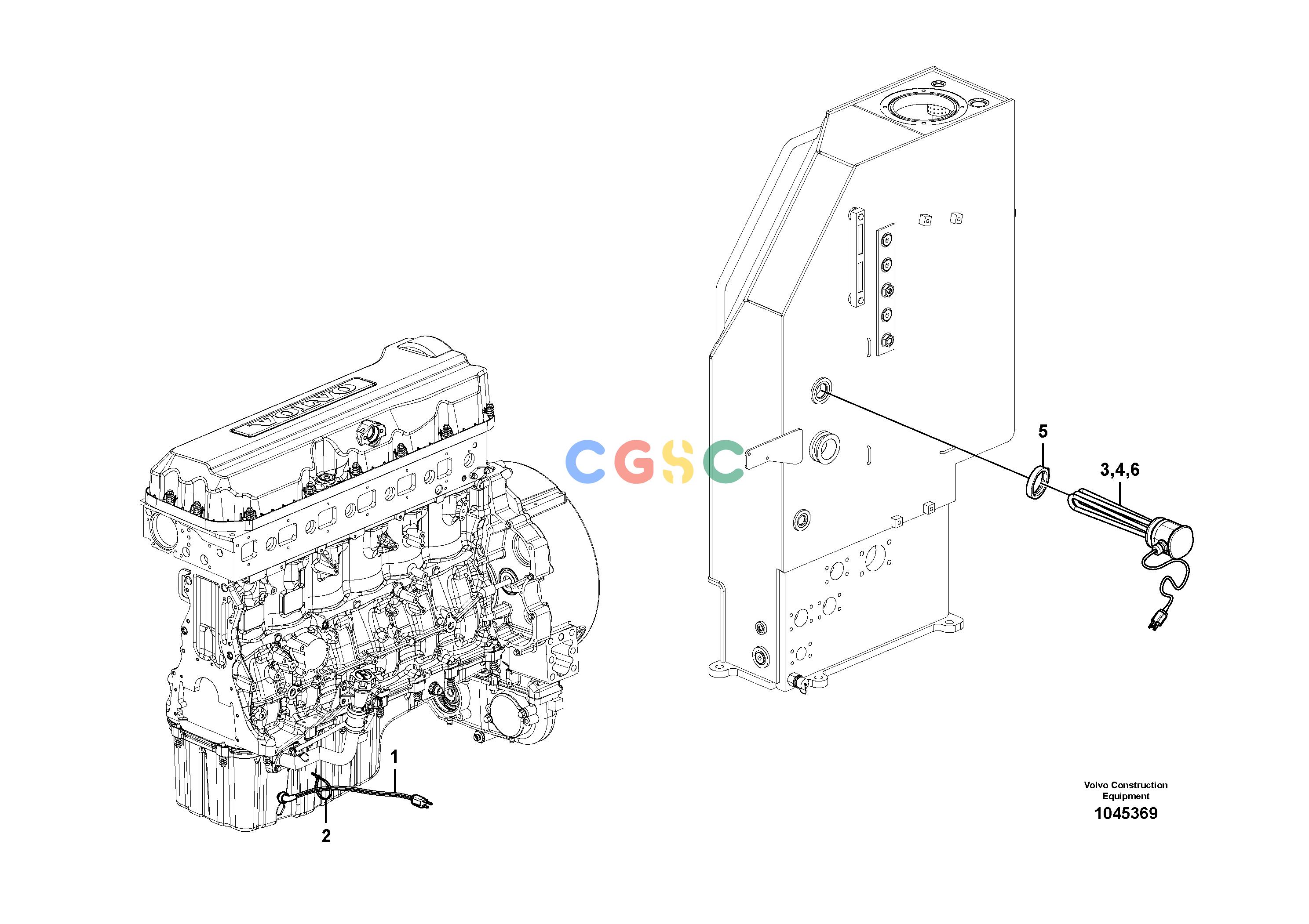 沃尔沃零件查询FBR2800C Oil Sump Heater - D9S/N 110001-1100168286893-8288156NoneNoneNoneAutodata Volvo online