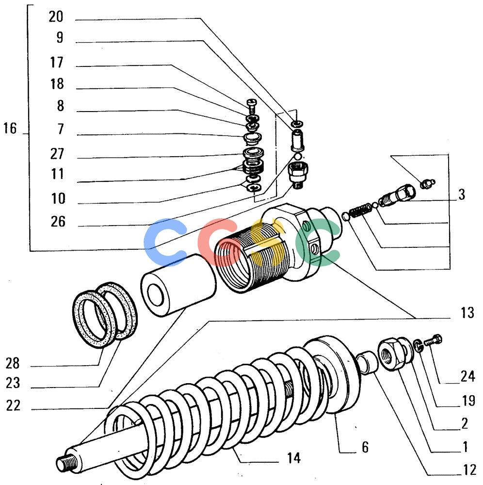 纽荷兰零件查询(FL14E) - CRAWLER LOADER (D3.34[003]) - IDLER WHEEL New Holland Constructuion