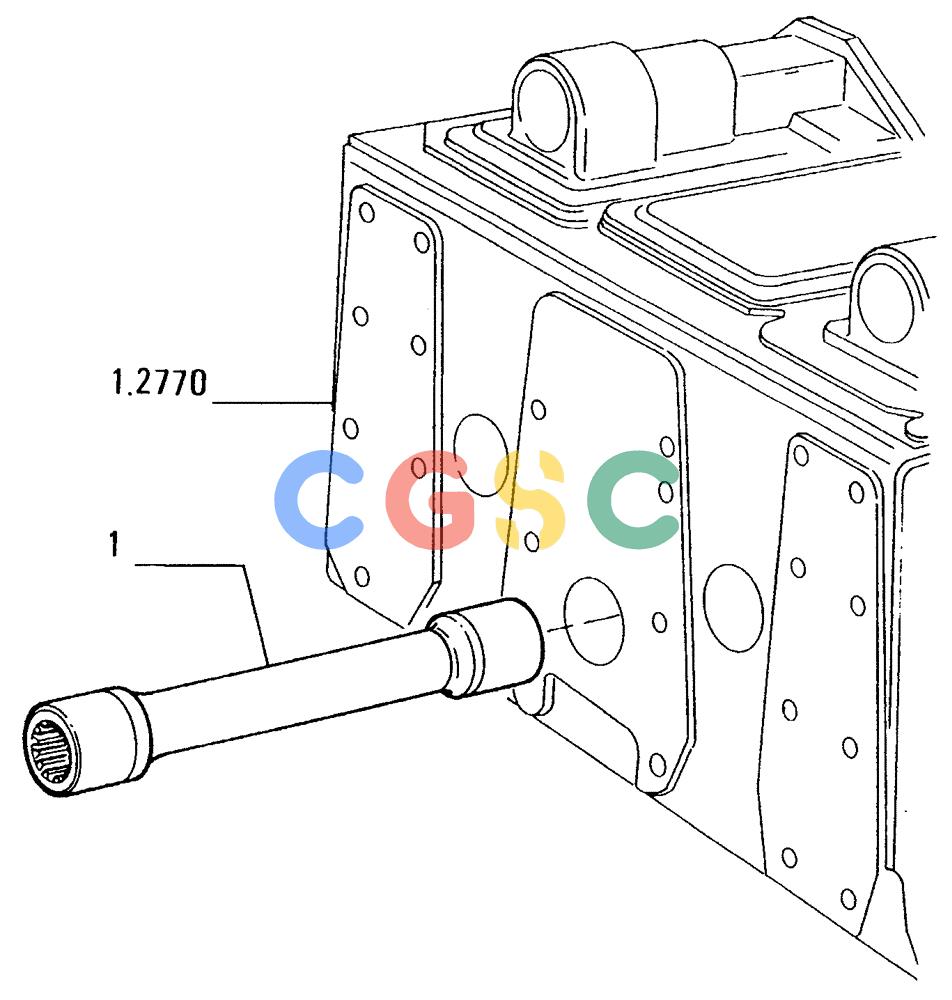 纽荷兰零件查询(FD14E) - CRAWLER DOZER (94.5670[001]) - POWER TAKE OFF SHAFT New Holland Constructuion