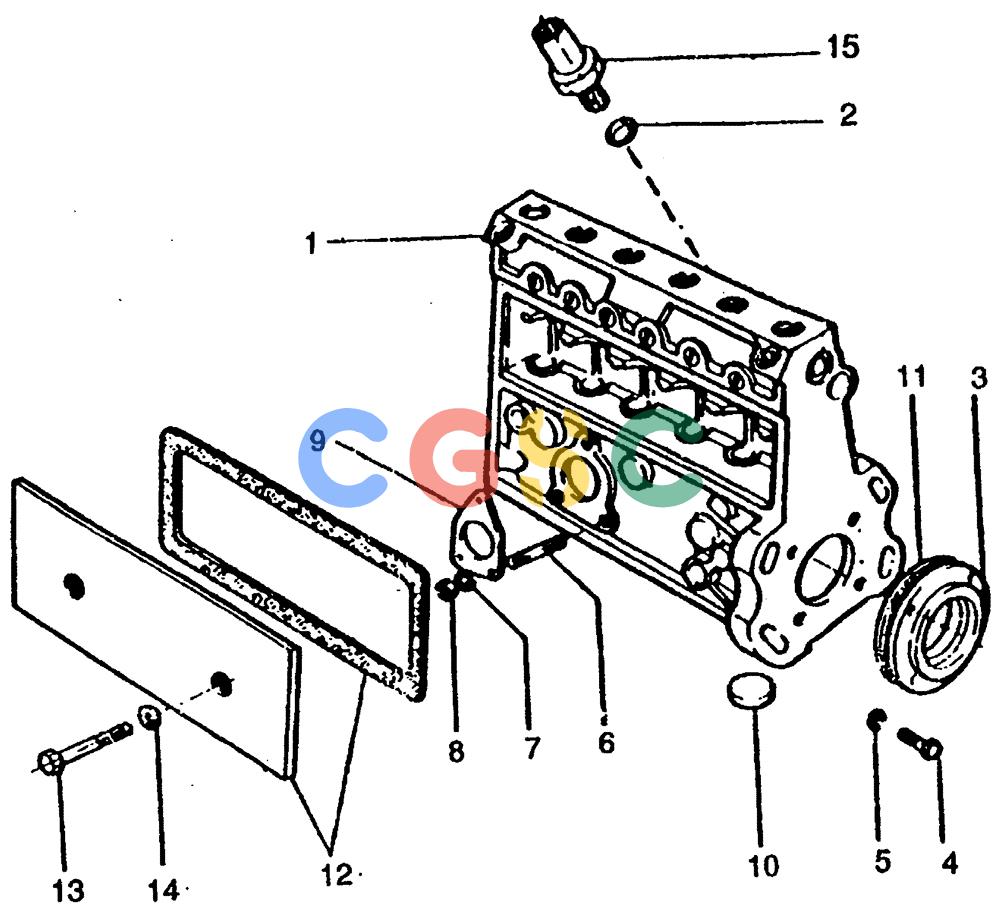 纽荷兰零件查询(65B) - MOTORGRADERS (A2.27/1[001]) - INJECTION PUMP HOUSING New Holland Constructuion