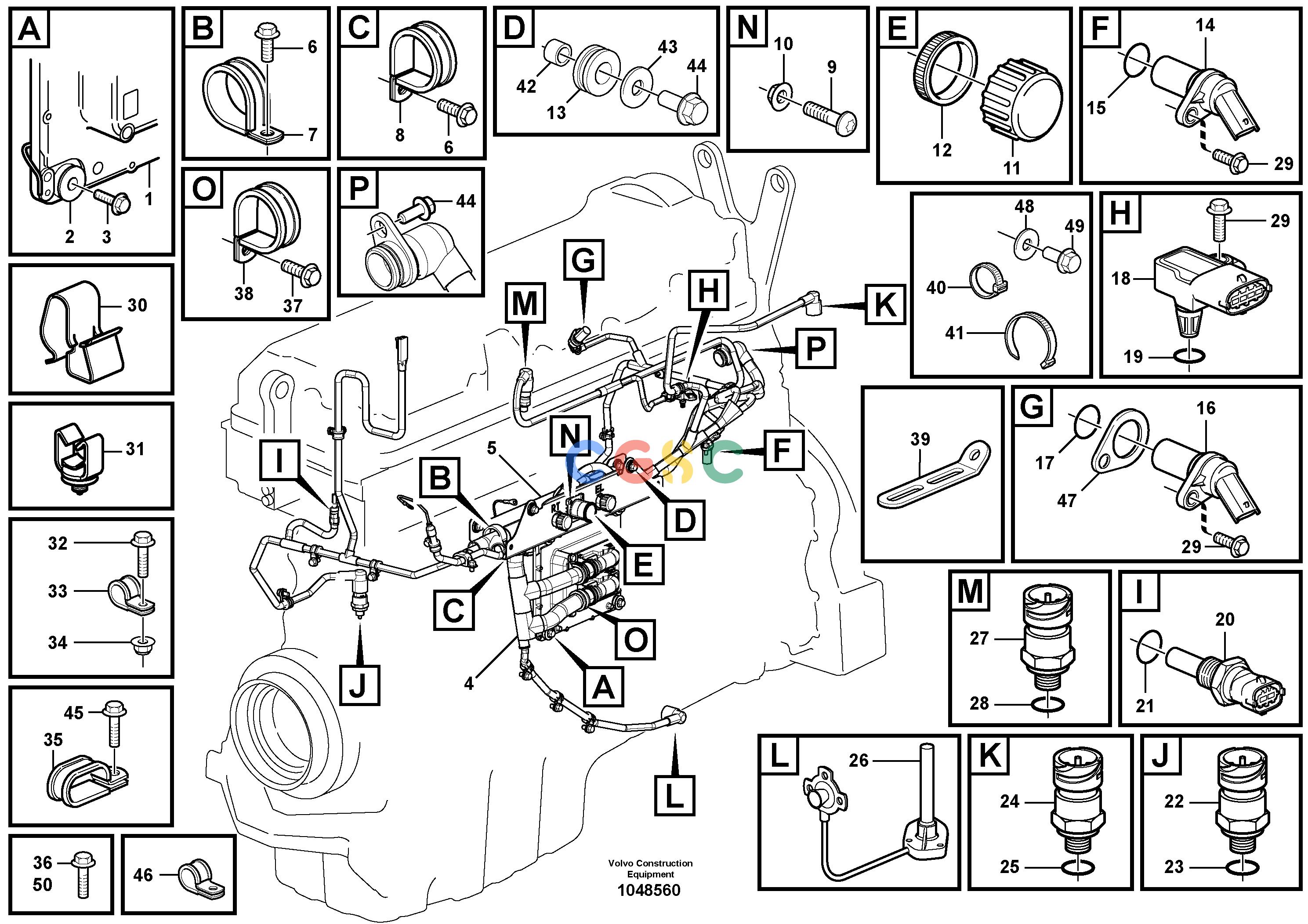 沃尔沃零件查询FBR2800C Cable harness, engine ECUS/N 110001-1100168286906-NoneNoneNoneNoneAutodata Volvo online