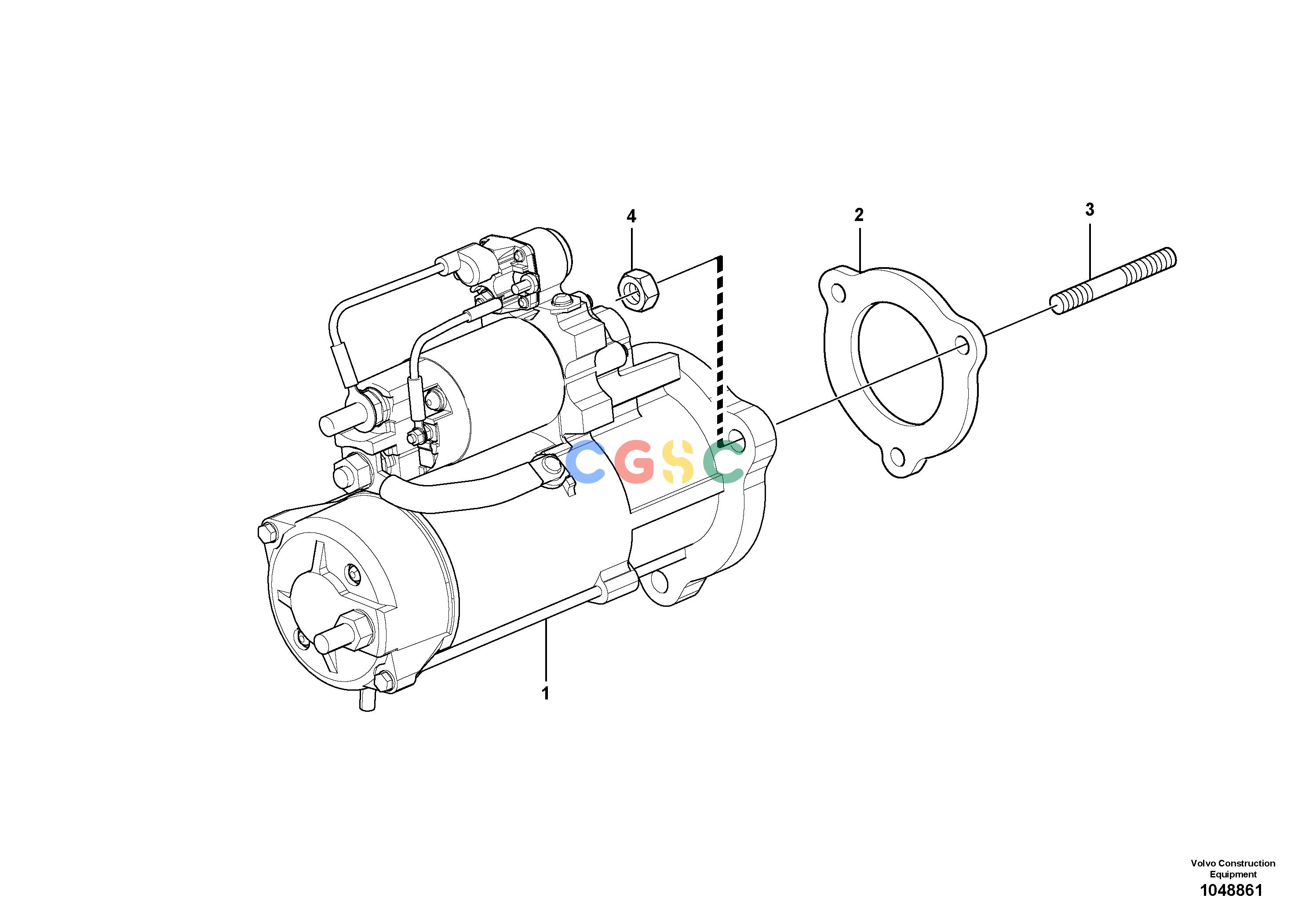 沃尔沃零件查询FBR2800C Starter motor with assembling detailsS/N 110001-1100168286906-NoneNoneNoneNoneAutodata Volvo online