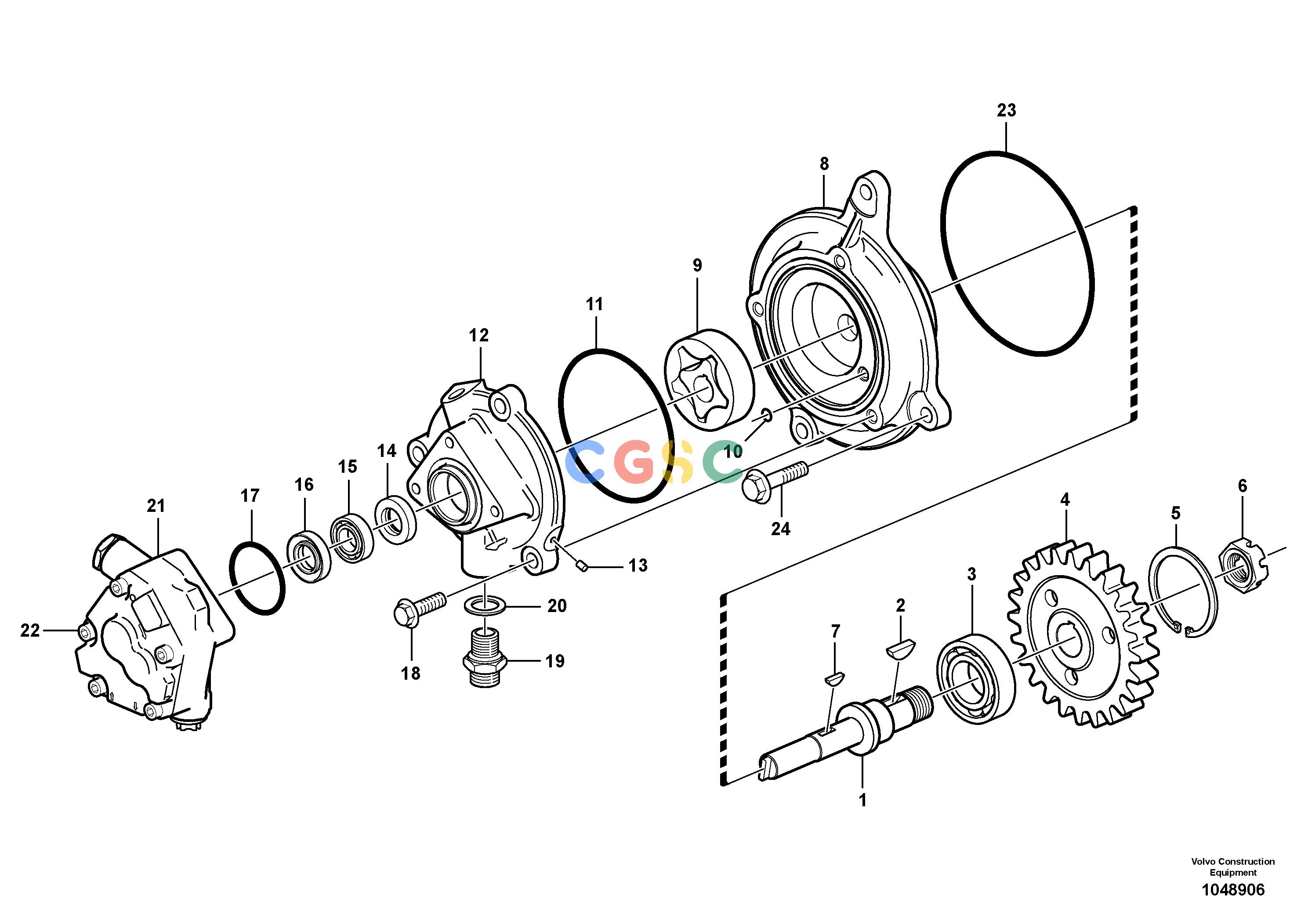 沃尔沃零件查询FBR2800C Oil pumpS/N 110001-1100168286906-NoneNoneNoneNoneAutodata Volvo online