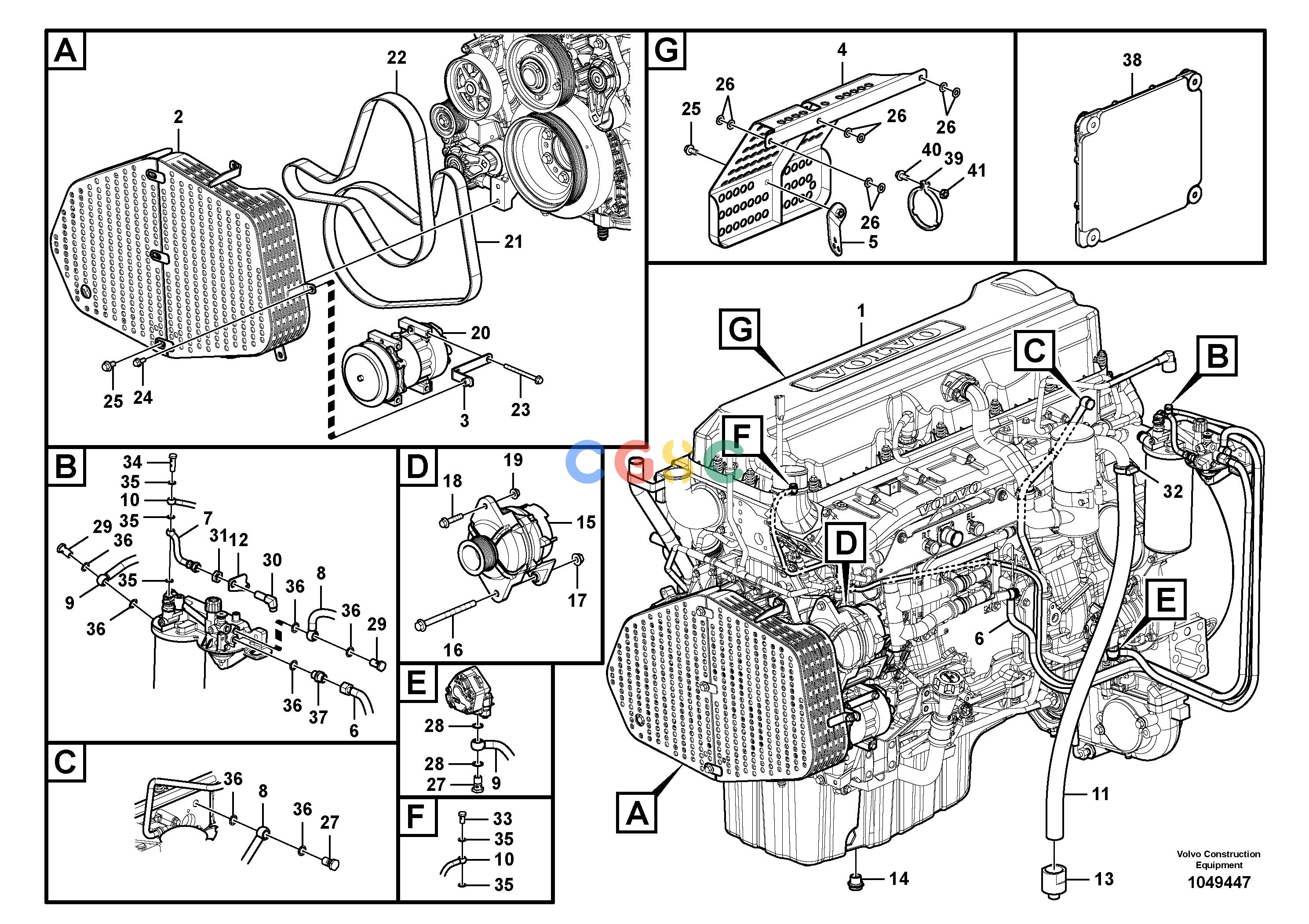 沃尔沃零件查询FBR2800C EngineS/N 110001-1100168286906-NoneNoneNoneNoneAutodata Volvo online