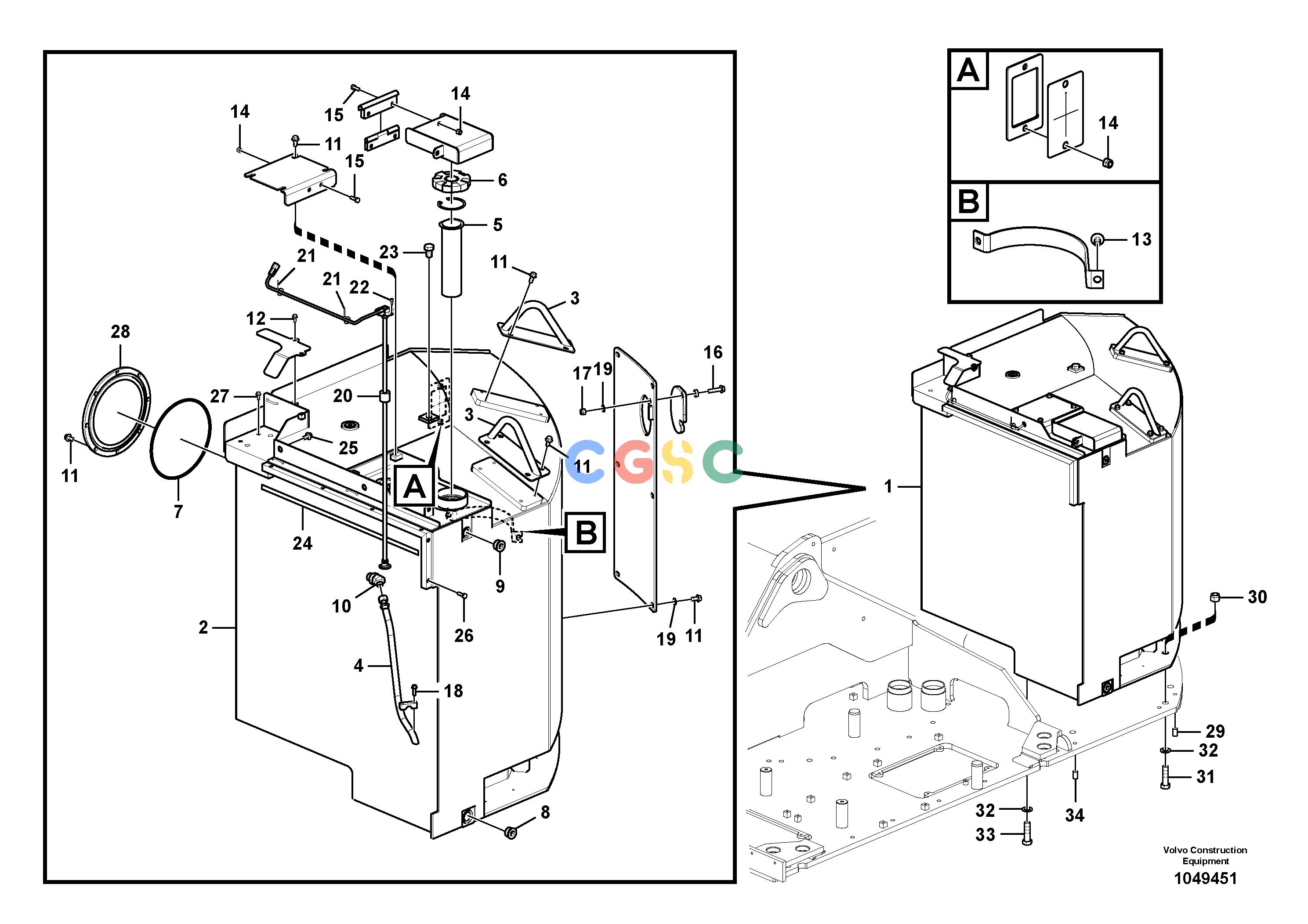 沃尔沃零件查询FB2800C Fuel tank with fitting partsNone8286890-NoneNoneNoneNoneAutodata Volvo online