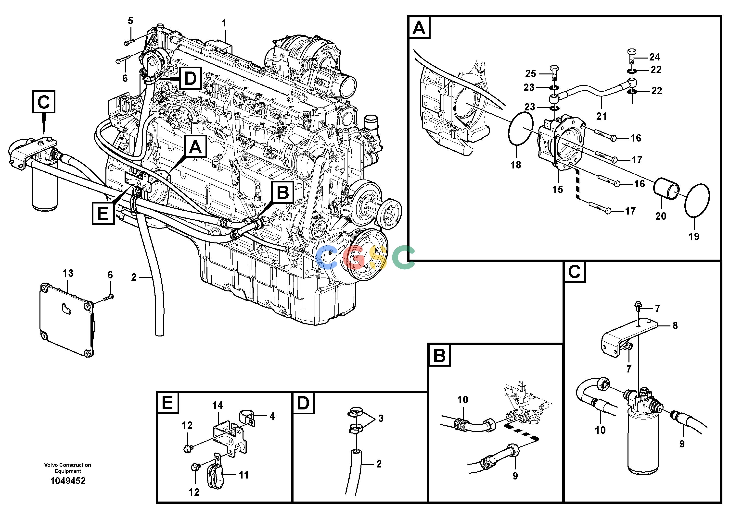 沃尔沃零件查询EC210B EnginePRIME S/N 35-,40-,50-, 70-,80-,81-,90-,95-950578289518-8289519VOE8289518NoneAutodata Volvo online