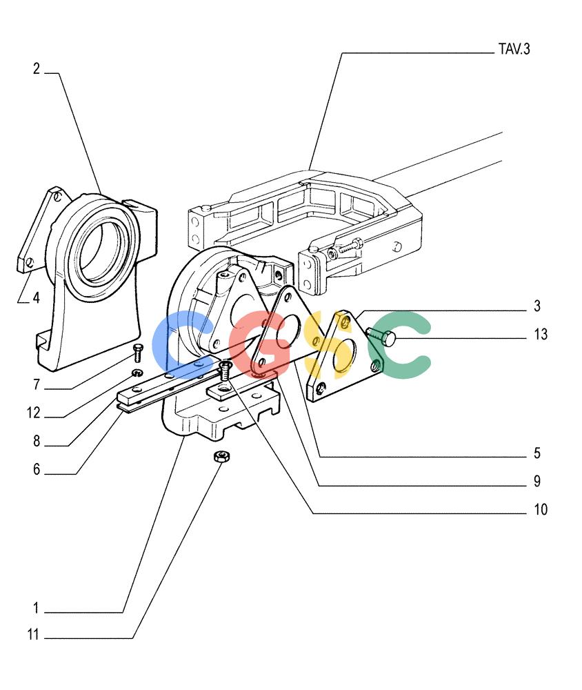 纽荷兰零件查询(FD175) - CRAWLER DOZER (N.A. VERSION)(S/N 061640 & AFTER) (1/93-) (2.346[02]) - TRACK IDLER - SUPPORT New Holland Constructuion