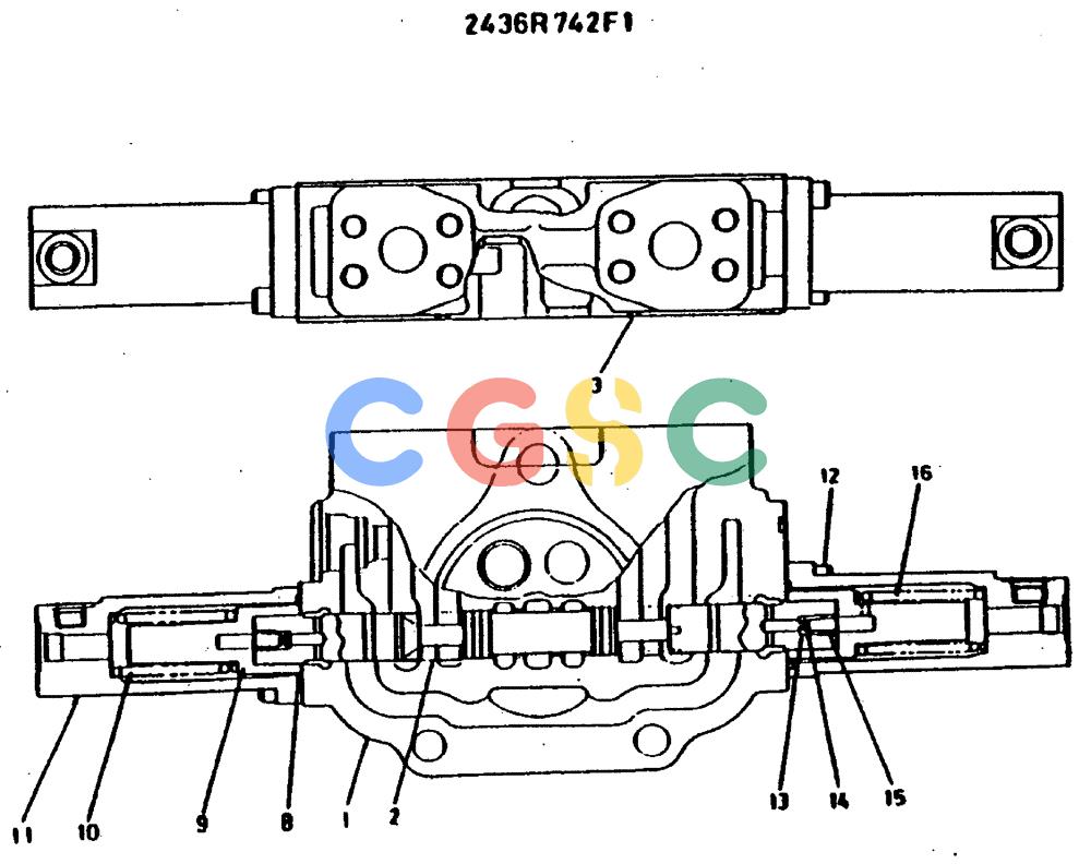 神钢零件查询(MD400LC) - EXCAVATOR BTW YS0101 - YS0200 (1/80-12/06) (09-012) - SPOOL ASSY/ P.N. 2436R742F1 Kobelco
