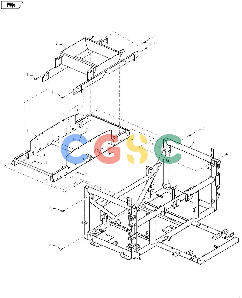 凯斯零件查询(810) - FLEX-AIR APPLICATOR - 2012 (2/12-) (61.904.01) - METERING FRAME Case Agriculture