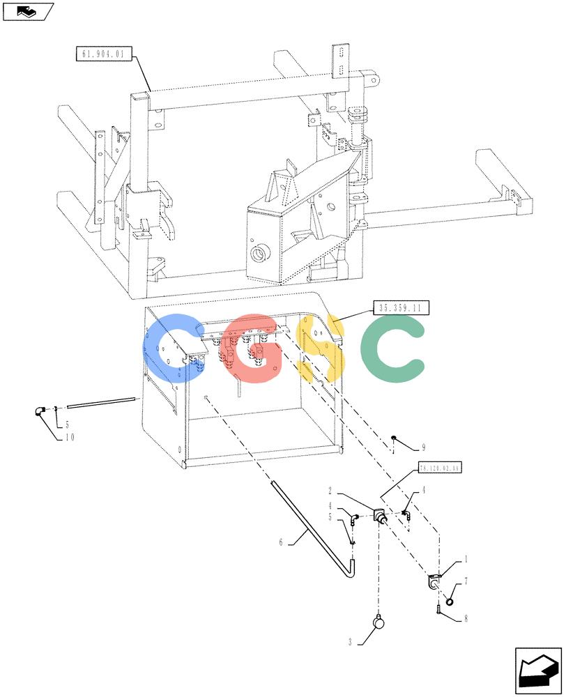 凯斯零件查询(810) - FLEX-AIR APPLICATOR - 2012 (2/12-) (78.120.01.AD) - FOAM MARKER AIR SUPPLY SYSTEM Case Agriculture