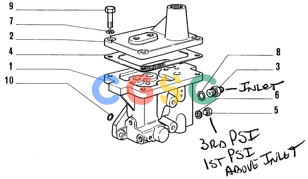 纽荷兰零件查询(FL14E) - CRAWLER LOADER (B2.33[001]) - DISTRIBUTOR VALVE New Holland Constructuion