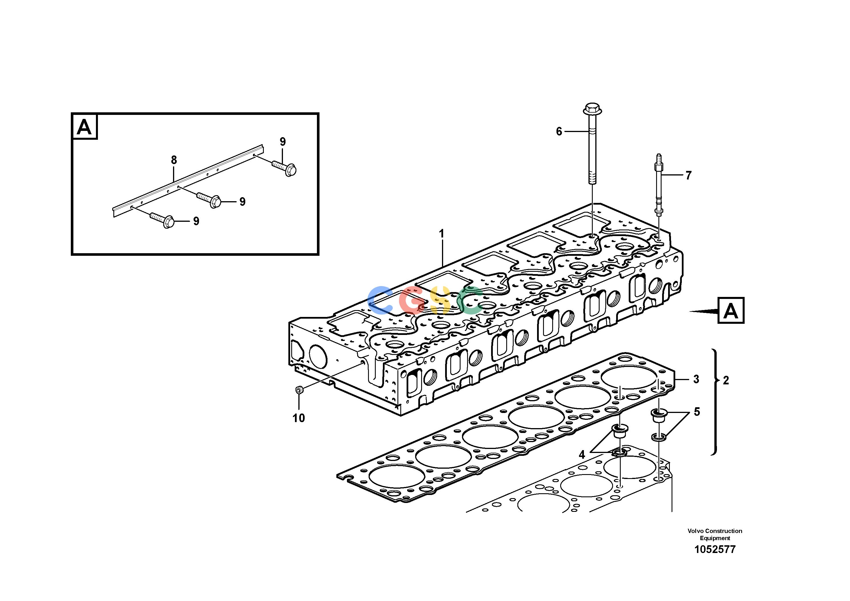 沃尔沃零件查询PL4608 Cylinder head with fitting partsS/N 110001 - 1100868279675-NoneNoneNoneNoneAutodata Volvo online