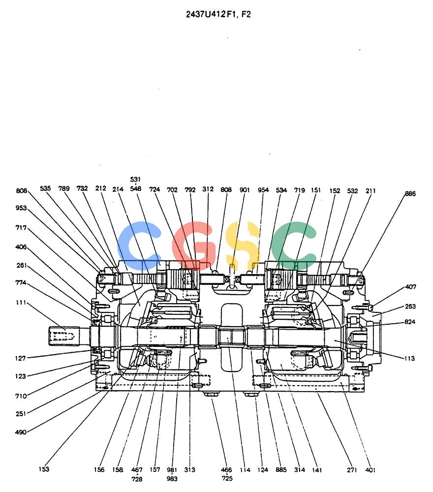 神钢零件查询(MD140C) - EXCAVATOR BTW YPU0301 - YPU0500 (1/80-12/06) (14-006) - PUMP ASSY Kobelco