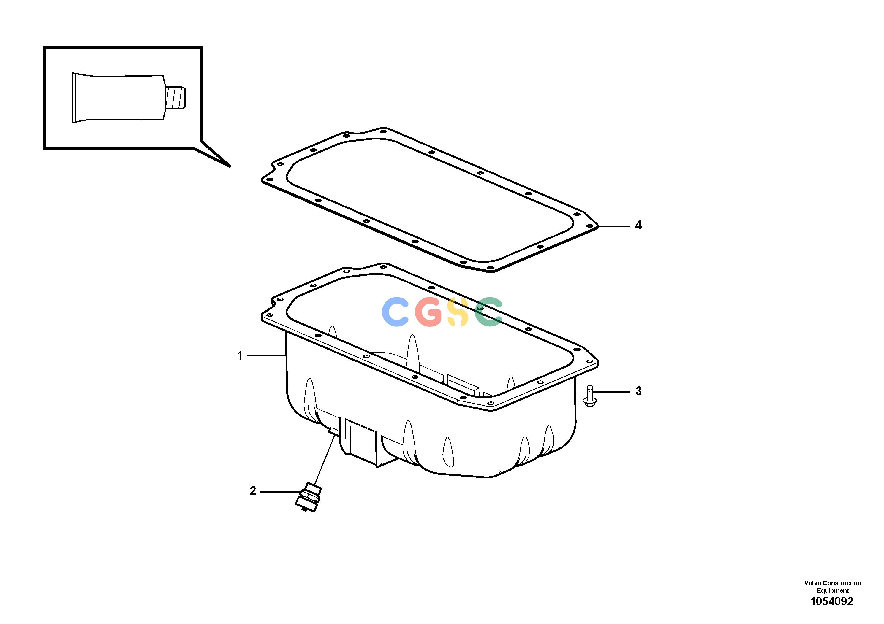 沃尔沃零件查询EW60C Oil sumpS/N 110001- NoneNoneNoneAutodata Volvo online