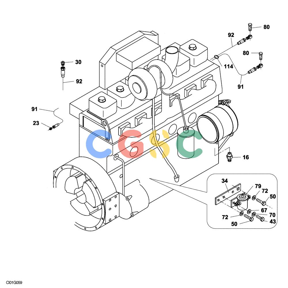 纽荷兰零件查询(CV900) - VIBRATORY ROLLER (9/01-) (03-001-00[01]) - FUEL SYSTEM New Holland Constructuion