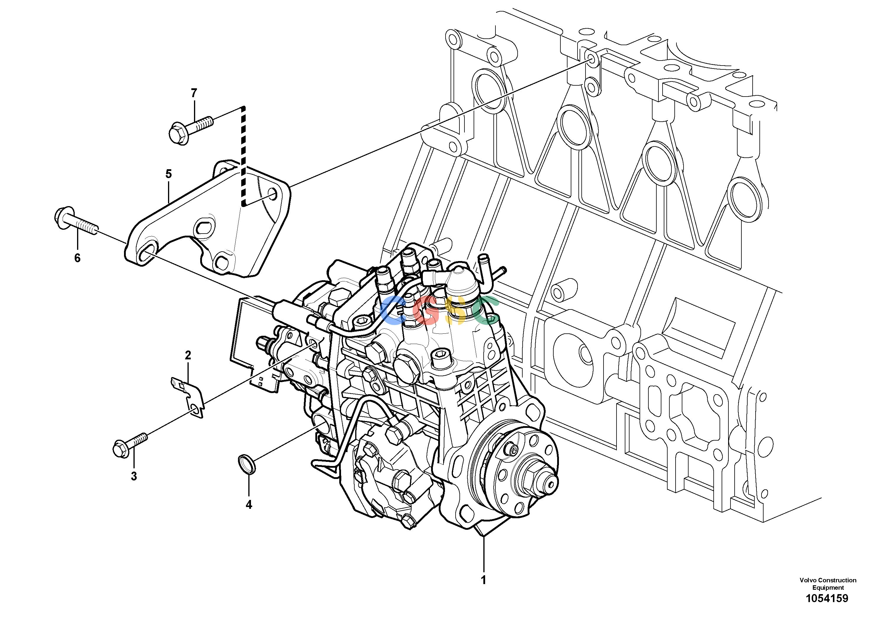 沃尔沃零件查询EW60C Fuel injection pump with fitting partsS/N 110001- NoneNoneNoneAutodata Volvo online