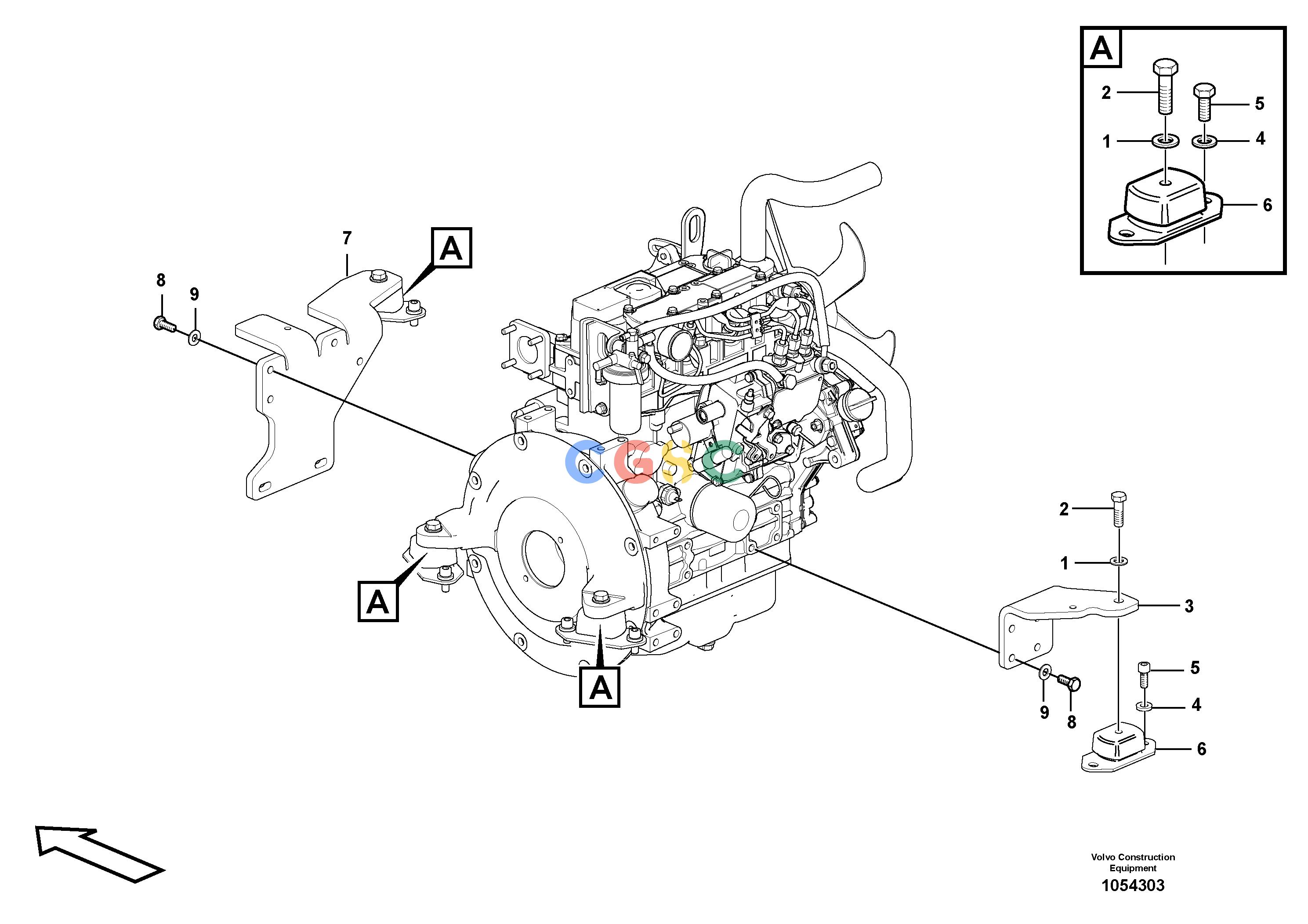 沃尔沃零件查询EC20C Engine mountsNone NoneNoneNoneAutodata Volvo online