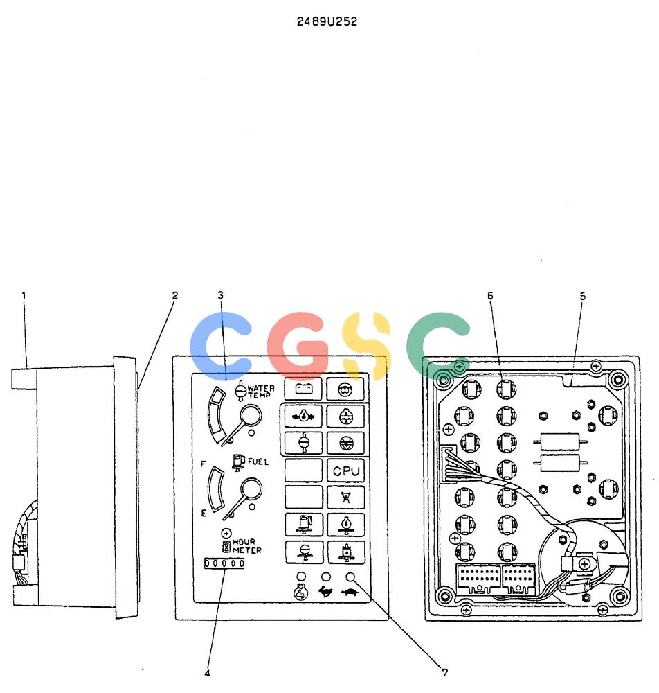 神钢零件查询(MD320BLC) - EXCAVATOR BTW YC0301 - YC0747 (1/80-12/06) (05-009) - GAUGE, CLUSTER Kobelco