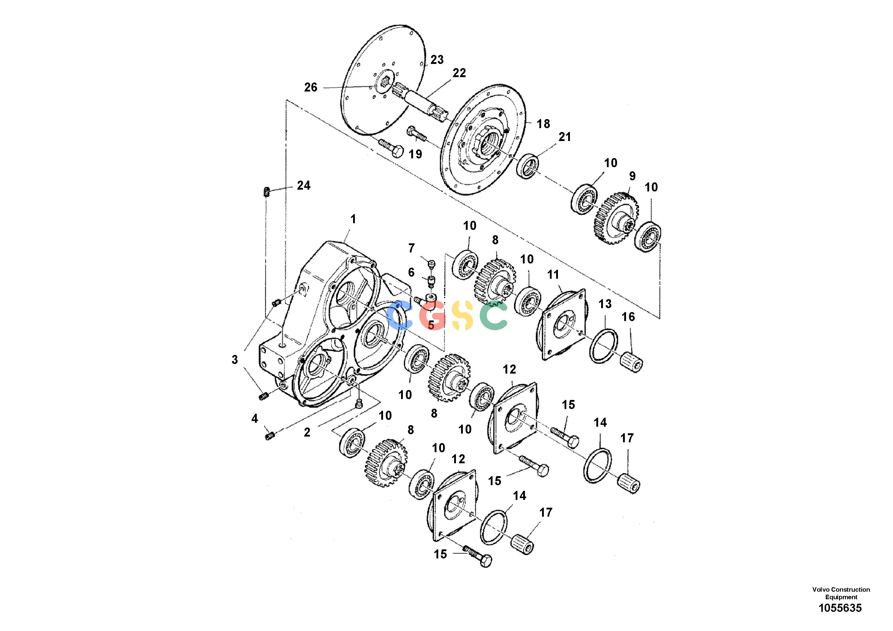 沃尔沃零件查询ABG4361 TransmissionS/N 0847508050 - 8068 S/N 08 - 75 NoneNoneNoneAutodata Volvo online