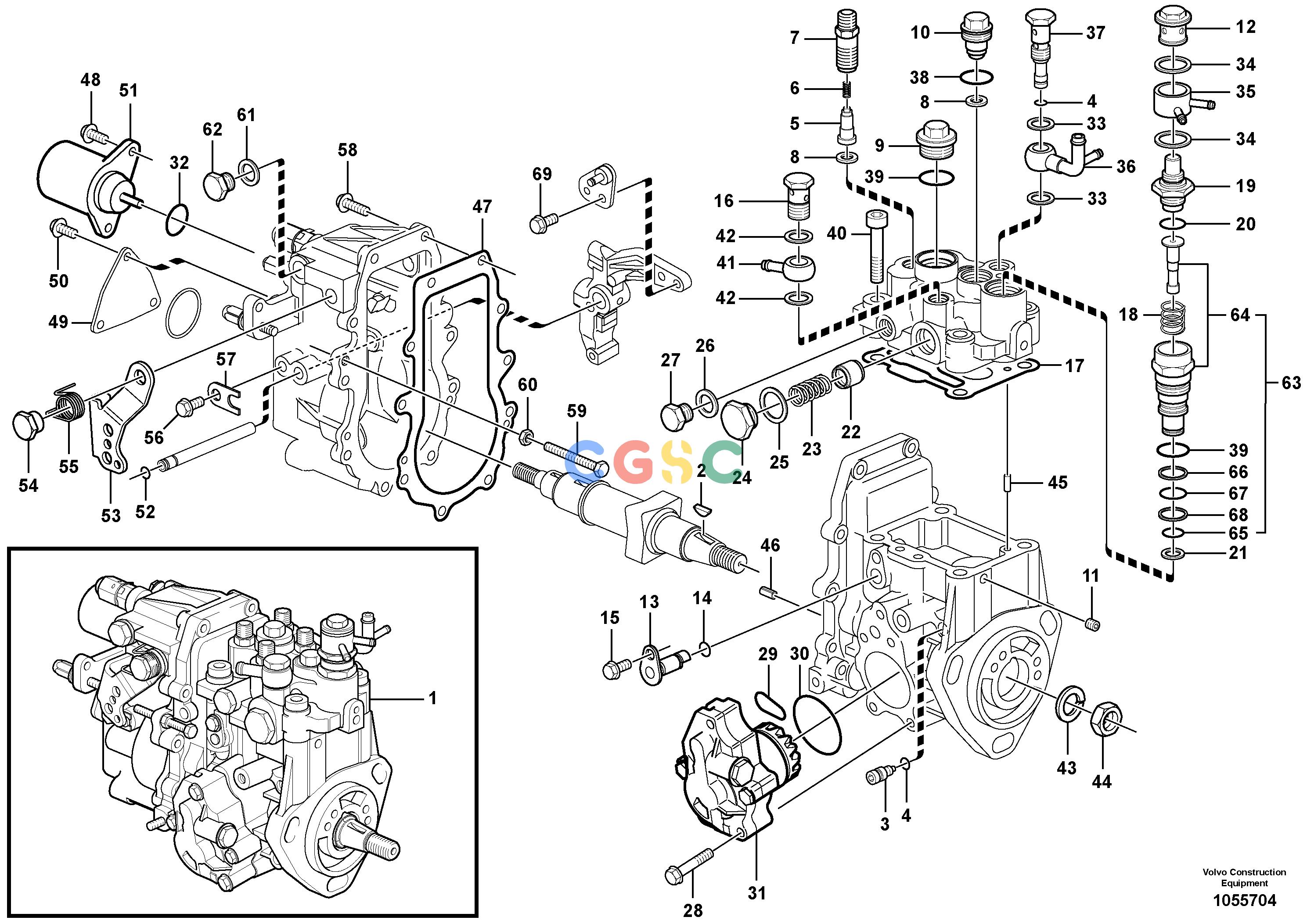 沃尔沃零件查询MC70B Fuel injection pump with fitting partsNone NoneNoneNoneAutodata Volvo online