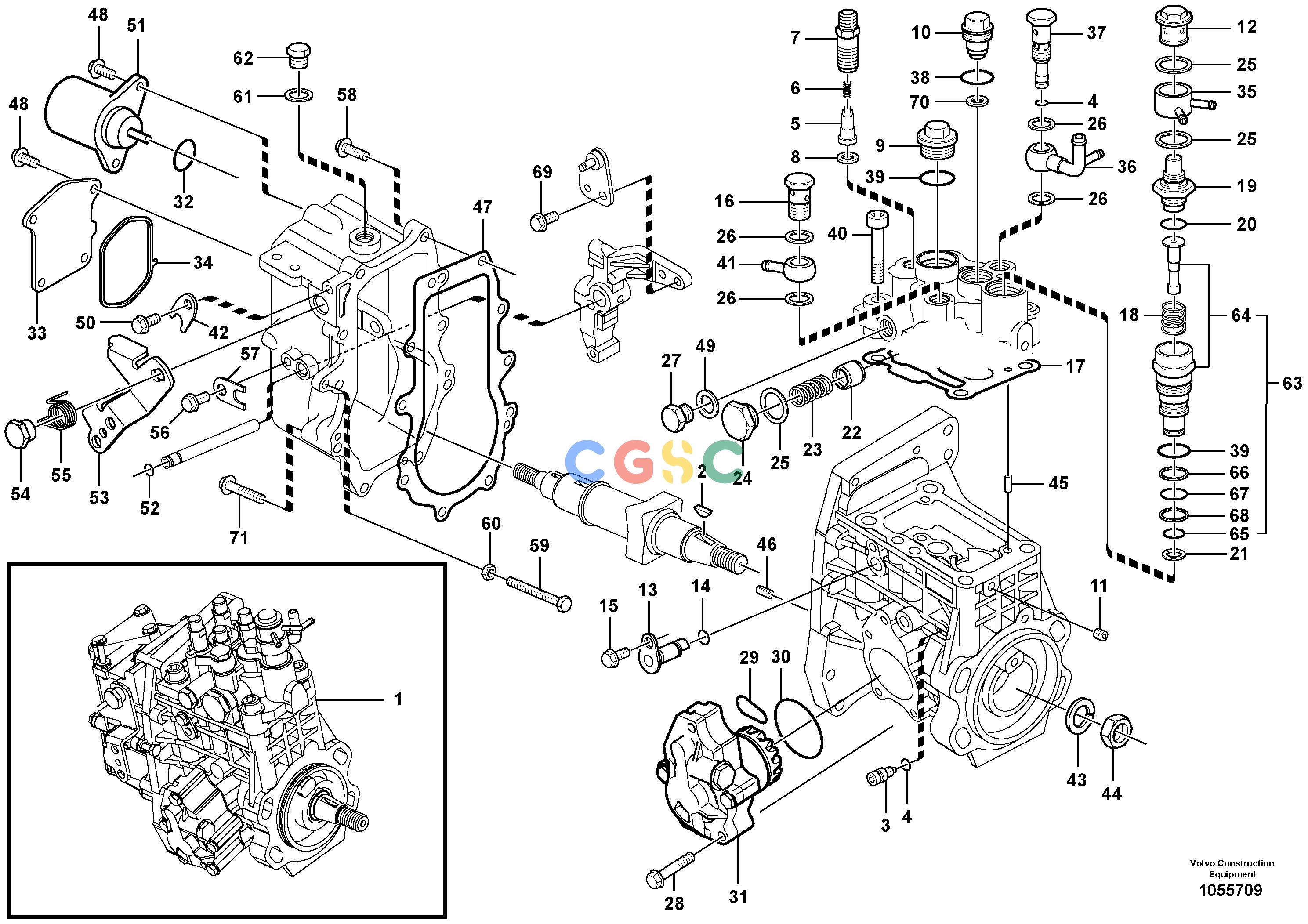 沃尔沃零件查询MC90B Fuel injection pump with fitting partsS/N 71000 -11858380, 11858381-NoneVOE11858380NoneAutodata Volvo online