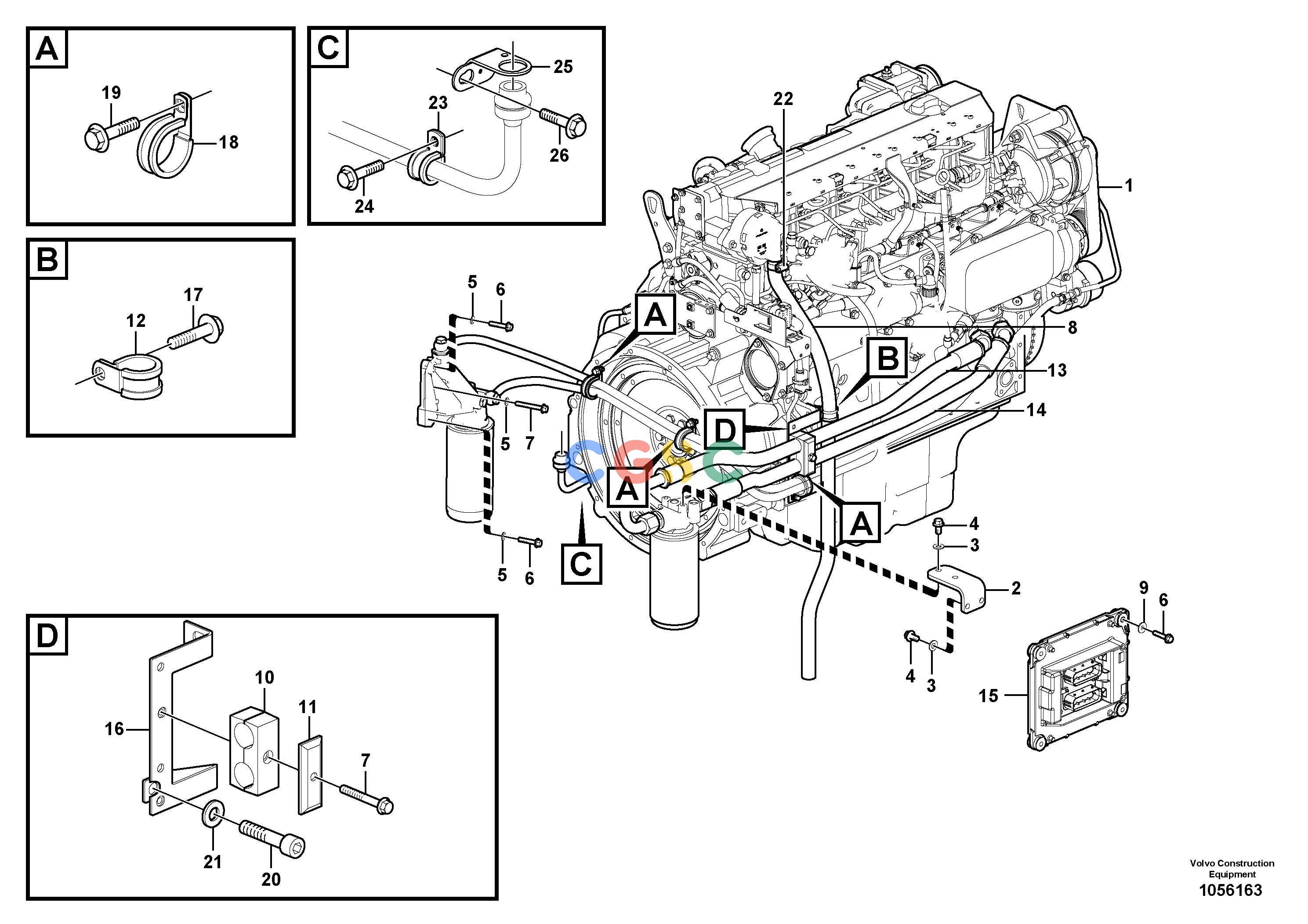 沃尔沃零件查询EW210C EngineS/N 120013-120133 NoneNone8283699Autodata Volvo online