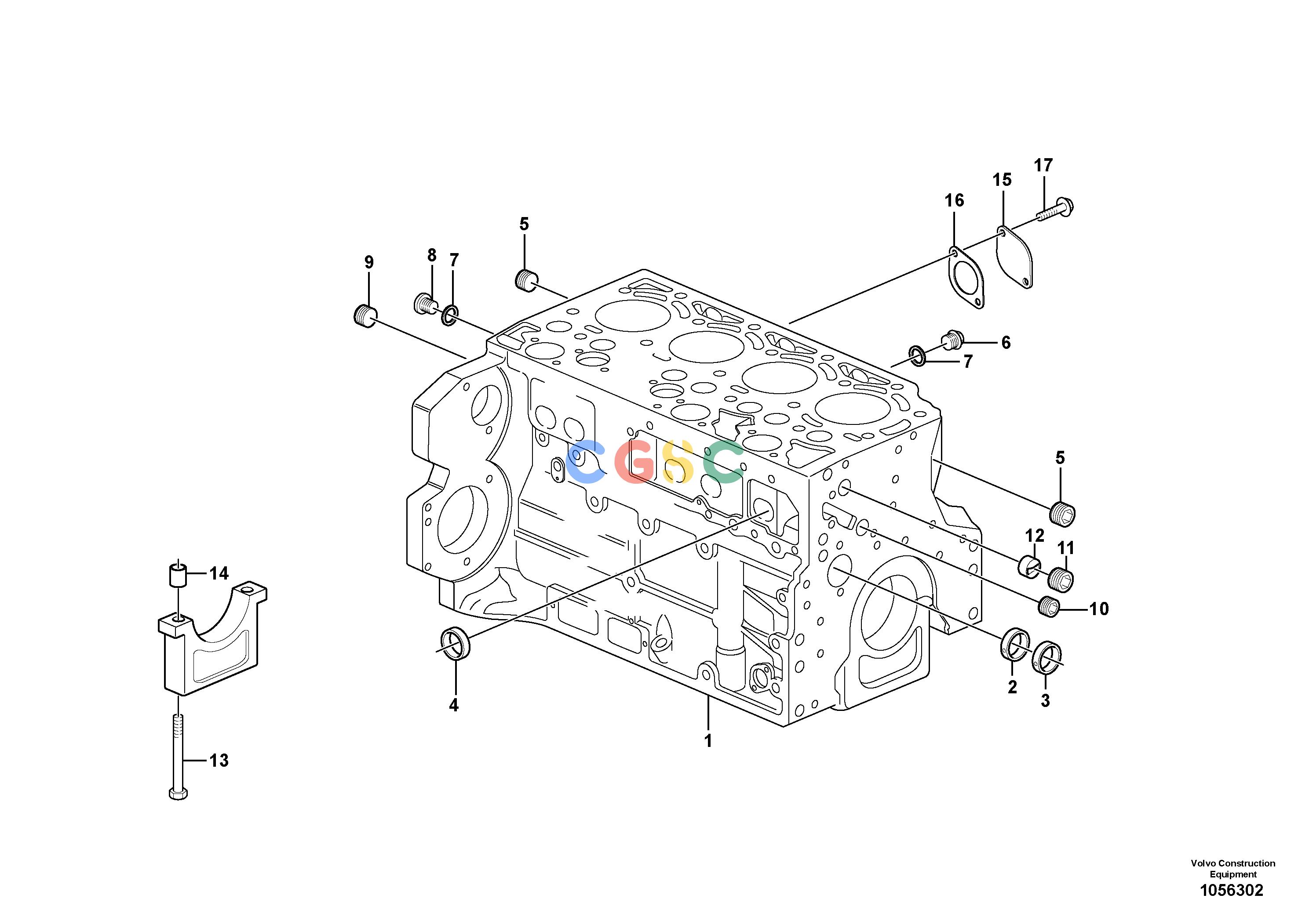 沃尔沃零件查询L50F Cylinder blockNone NoneNoneNoneAutodata Volvo online