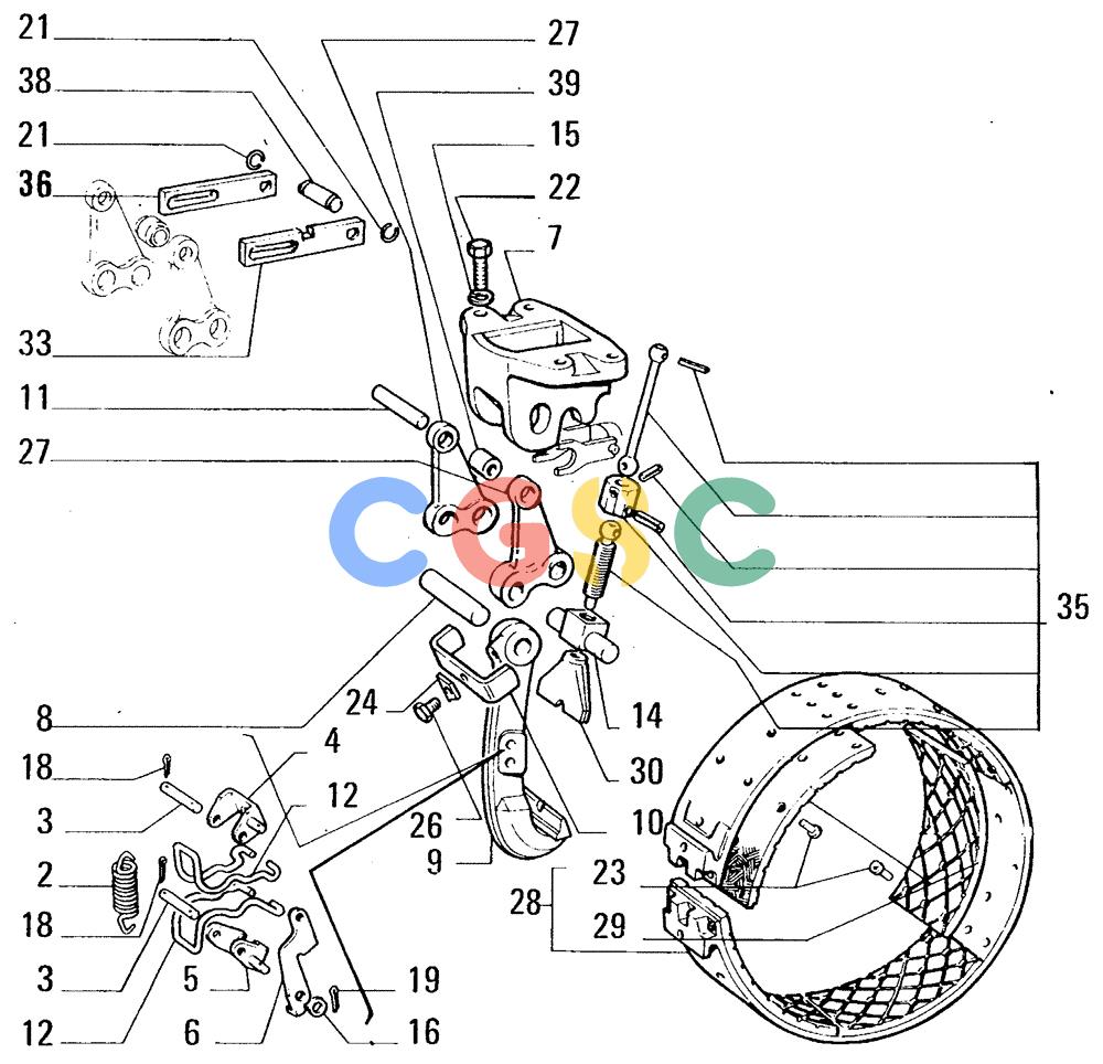 纽荷兰零件查询(FL14E) - CRAWLER LOADER (C1.01[002]) - BRAKE FOOT CONTROL New Holland Constructuion