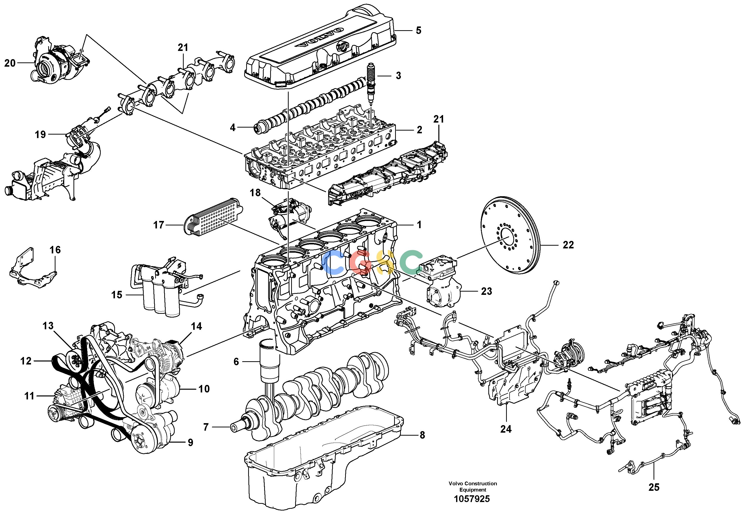 沃尔沃零件查询A25F EngineNone84718, 84720-NoneVOE84718NoneAutodata Volvo online