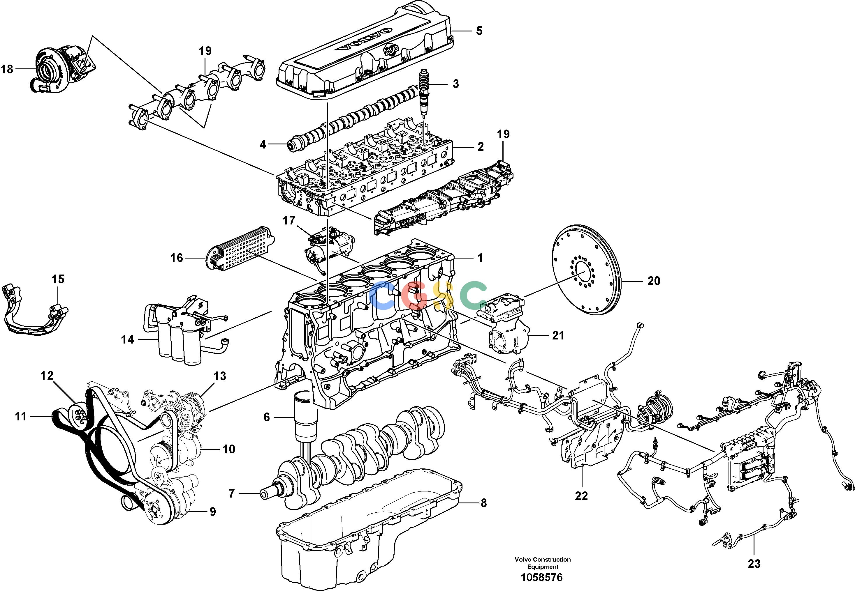 沃尔沃零件查询A30F EngineNone84722-NoneVOE84722NoneAutodata Volvo online