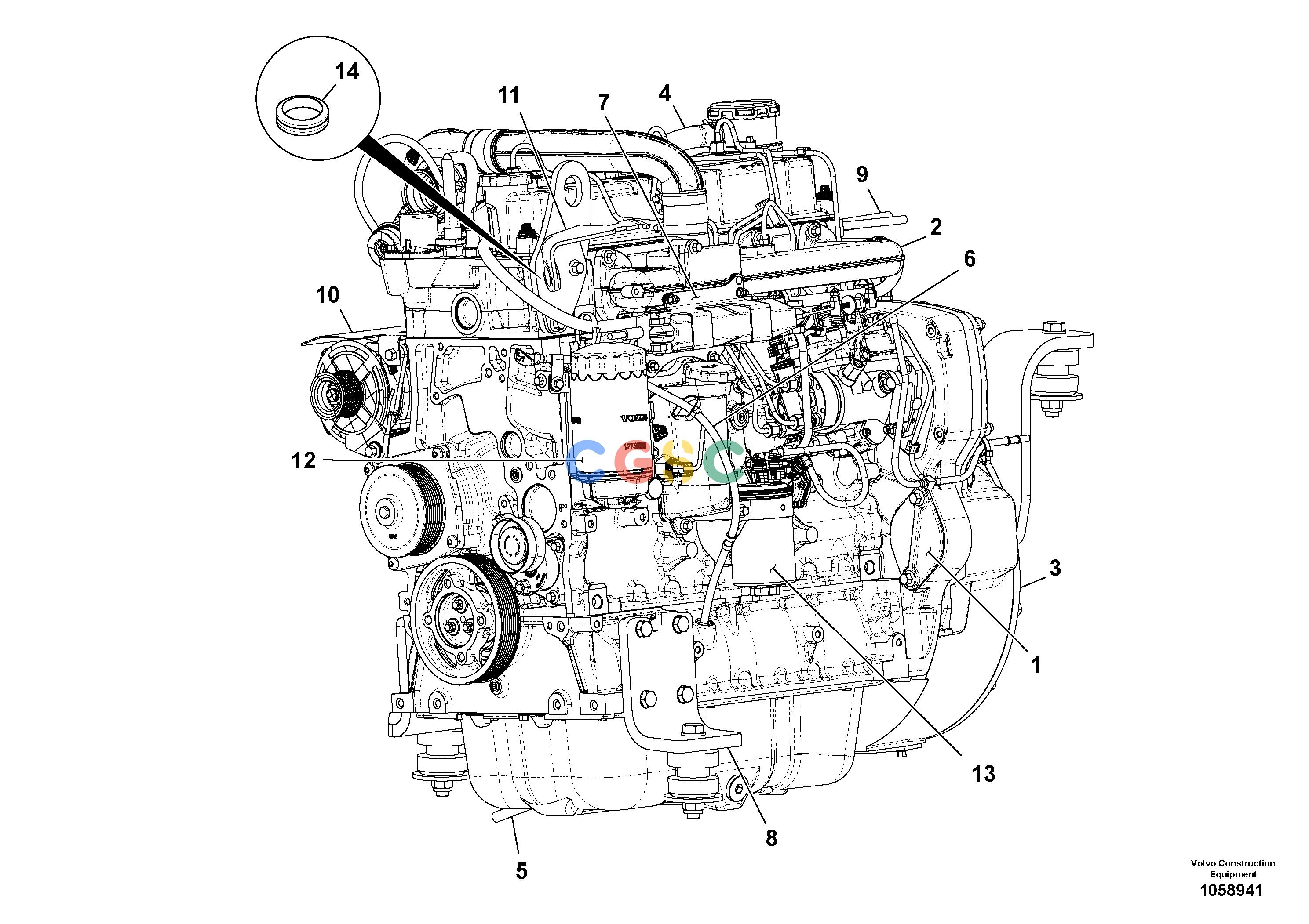 沃尔沃零件查询MC110C-MCT145C Engine assemblies complete, turbo, 63kwT3 S/N 1640000 - T4 S/N 2206003 - NoneNoneS/N - 1640605Autodata Volvo online