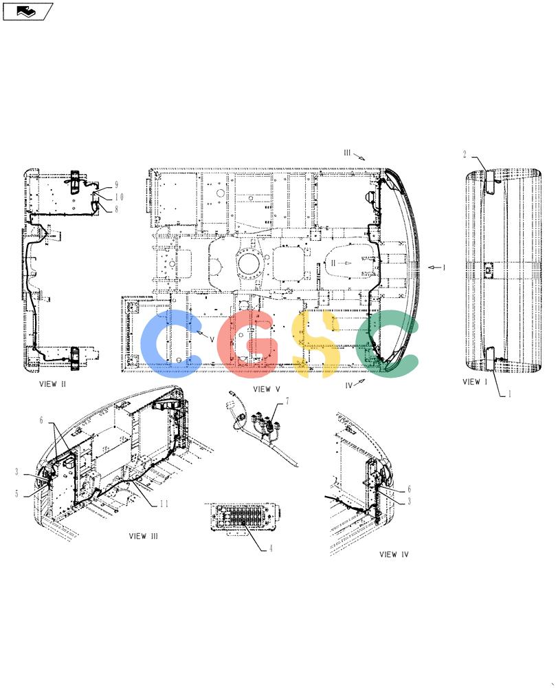 纽荷兰零件查询(E215B) - CRAWLER EXCAVATOR - TIER 3 (ROPS CAB) ASN NBDA21800 (6/13-) (05-003[00]) - FLASHER UNIT - ALARM TRAVEL New Holland Constructuion