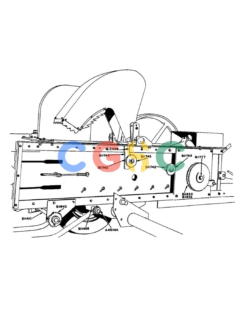 凯斯零件查询(130) - CASE TWINE TIE RECTANGULAR BALER (1/55-12/72) (35) - PICKUP DRIVE Case Agriculture