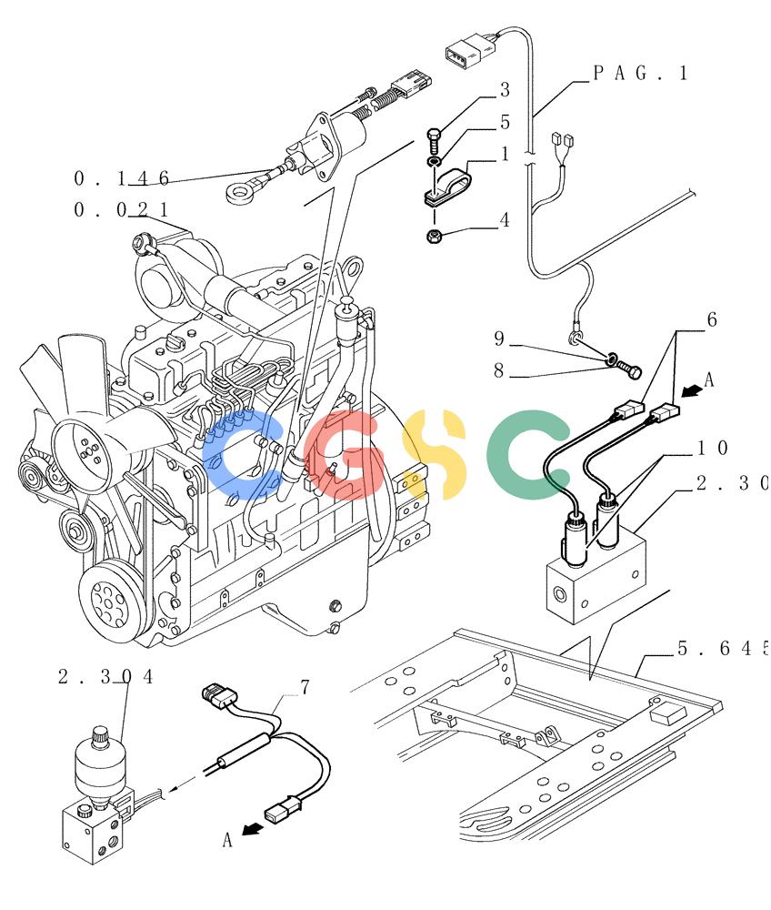 纽荷兰零件查询(DC180.B) - CRAWLER DOZER TIER 2 (3/03-) (6.711[04]) - ELECTRICAL SYSTEM - ELECTRIC WIRING New Holland Constructuion
