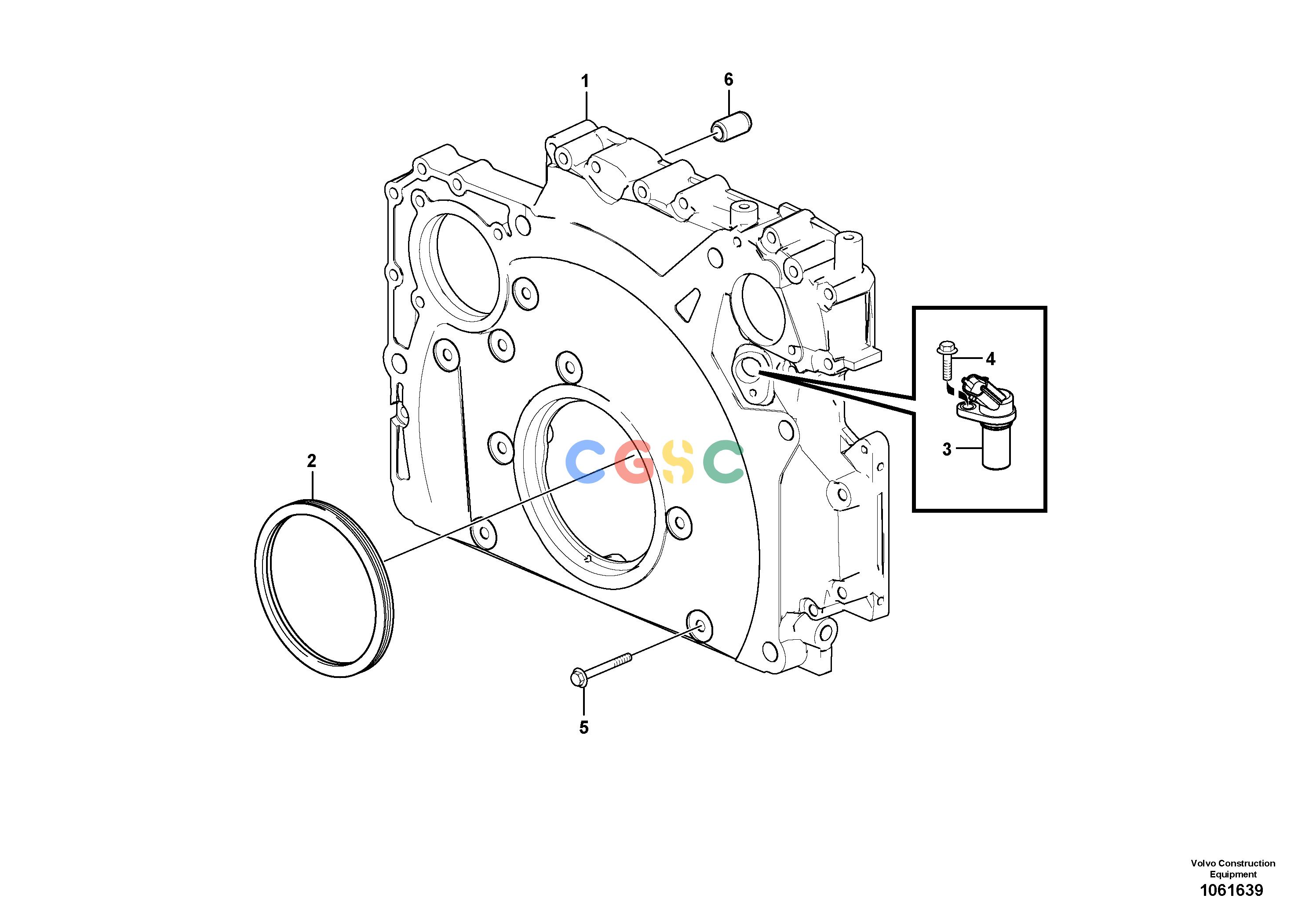 沃尔沃零件查询G900C Timing gear casingG930C/940C/946C/960C S/N 583002 - 586015 NoneNoneNoneAutodata Volvo online