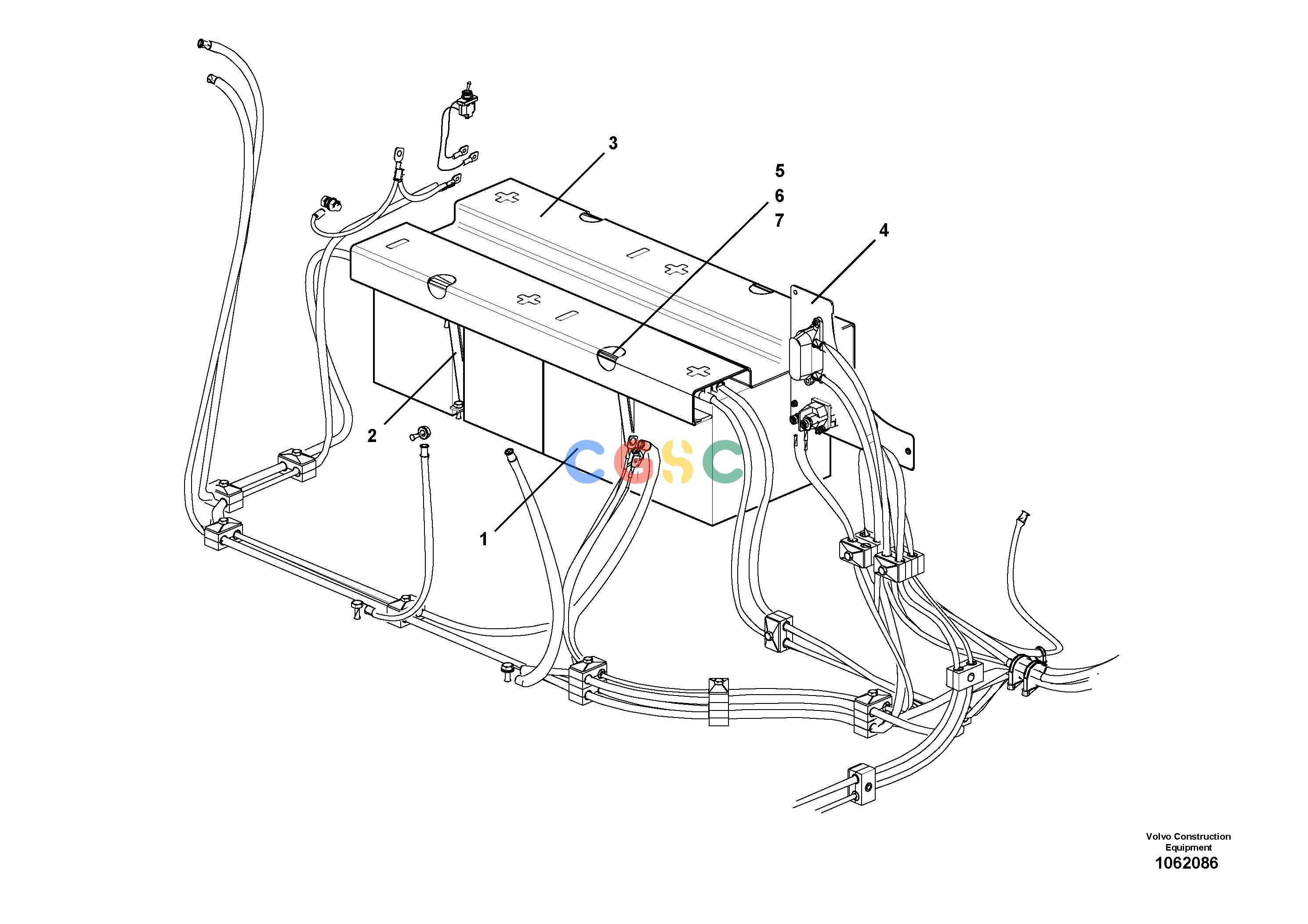 沃尔沃零件查询MT2000 Battery box with fitting partsS/N 475005 - 475005 S/N 475019 - NoneNoneNoneAutodata Volvo online