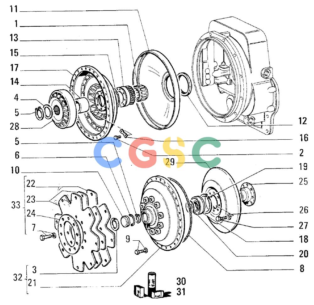 纽荷兰零件查询(FL5B) - CRAWLER LOADER (B2.01[005]) - TRANSMISSION New Holland Constructuion