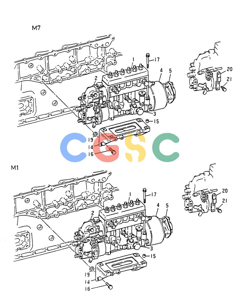 神钢零件查询(6D22-TC) - MITSUBISHI DIESEL ENGINE - K909A, K912A, K916, & K935 (1/76-12/06) (03-002) - FUEL INJECTION PUMP GENERAL Kobelco