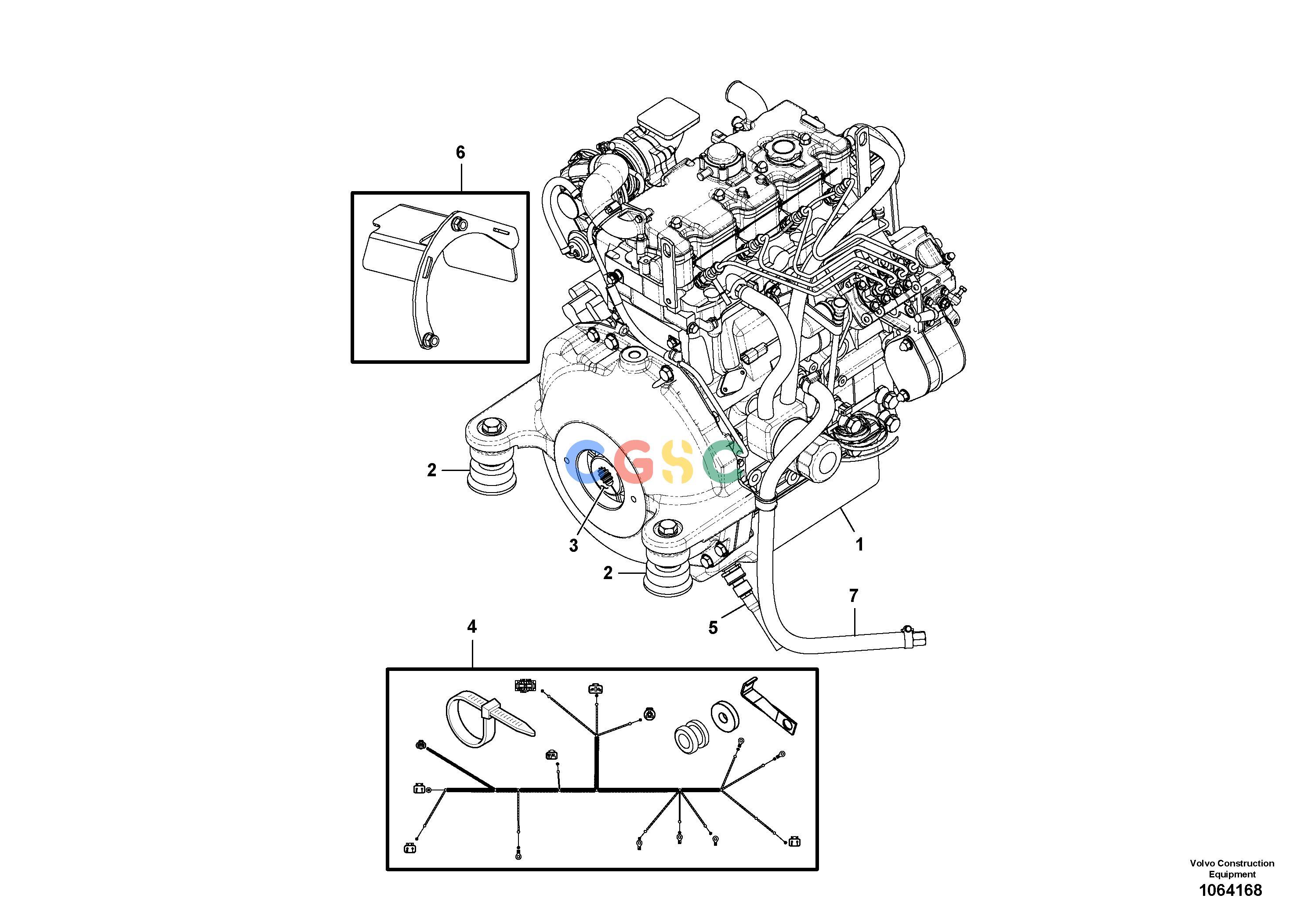 沃尔沃零件查询MCT85C Engine assemblies complete, turboS/N 1644000-/ 2211004- NoneNone44,7KW, S/N - 1644219Autodata Volvo online