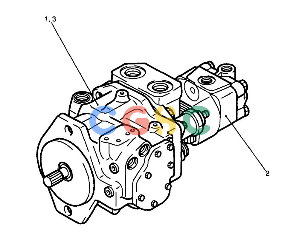 纽荷兰零件查询(E70) - MIDI CRAWLER EXCAVATOR (NA) (1/06-) (146) - PUMP ASSEMBLY New Holland Constructuion
